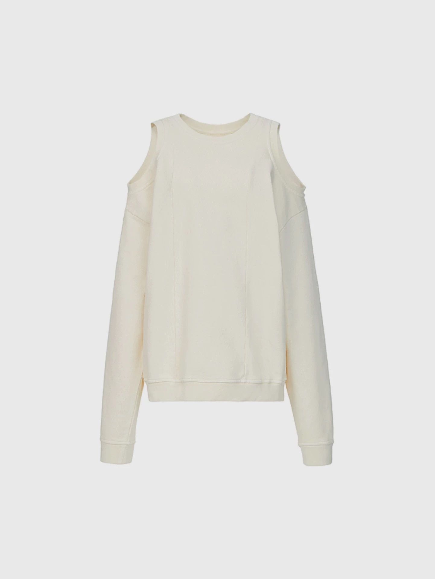 Maison Margiela Maison Margiela S/S20 Decon Cutout Sweatshirt Cream S Size S / US 4 / IT 40 - 9 Thumbnail