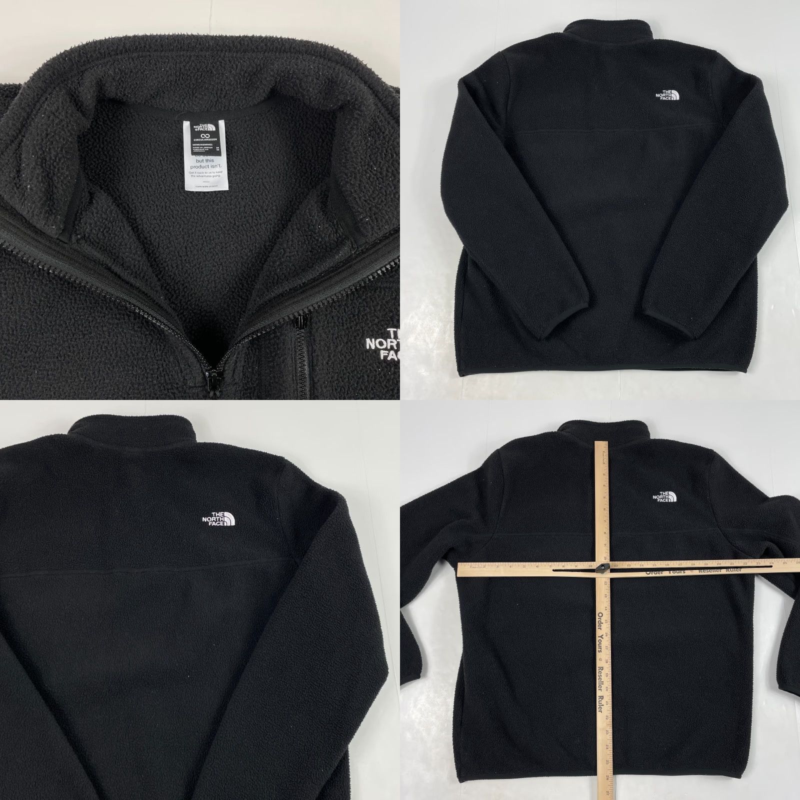 The North Face The North Face Jacket Mens Medium Black Fleece 1/4 Zip Hiking Skiing Climbing Size US M / EU 48-50 / 2 - 8 Thumbnail