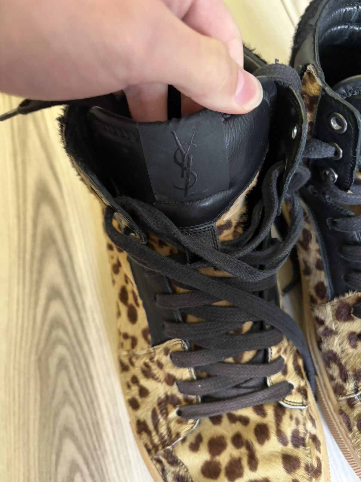 Yves Saint Laurent Saint Laurent ss2012 leopard sneakers Size US 9.5 / EU 42-43 - 10 Thumbnail