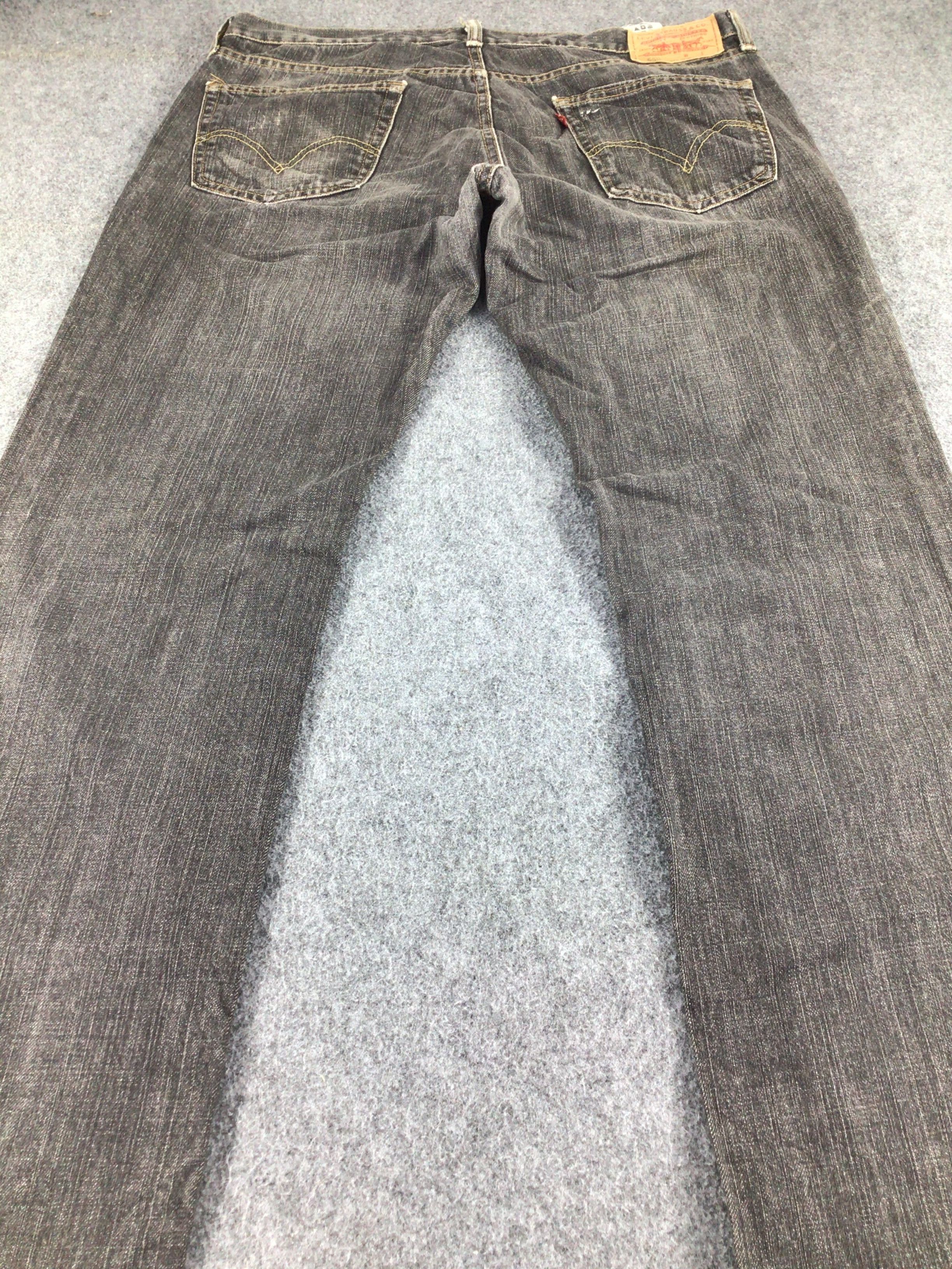 Levi's Vintage Levis 559 Jeans Faded Black Denim -J471 Size US 37 - 4 Thumbnail