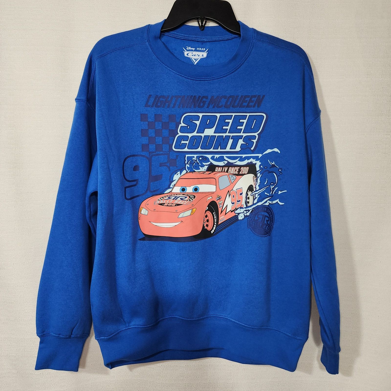 Disney Lightning McQueen ''speed counts'' sweatshirt men size XS Size US XS / EU 42 / 0 - 1 Thumbnail