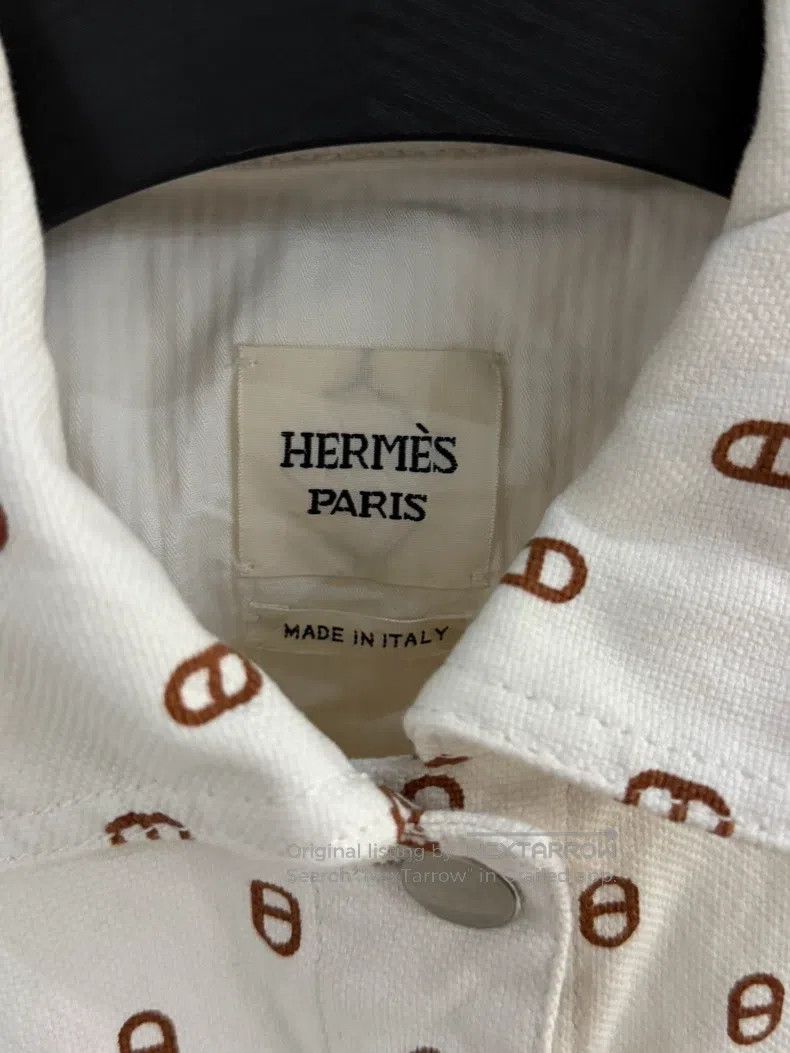 Hermes Hermes All-over Printed Pig Nose Denim Jacket Size XS / US 0-2 / IT 36-38 - 3 Thumbnail