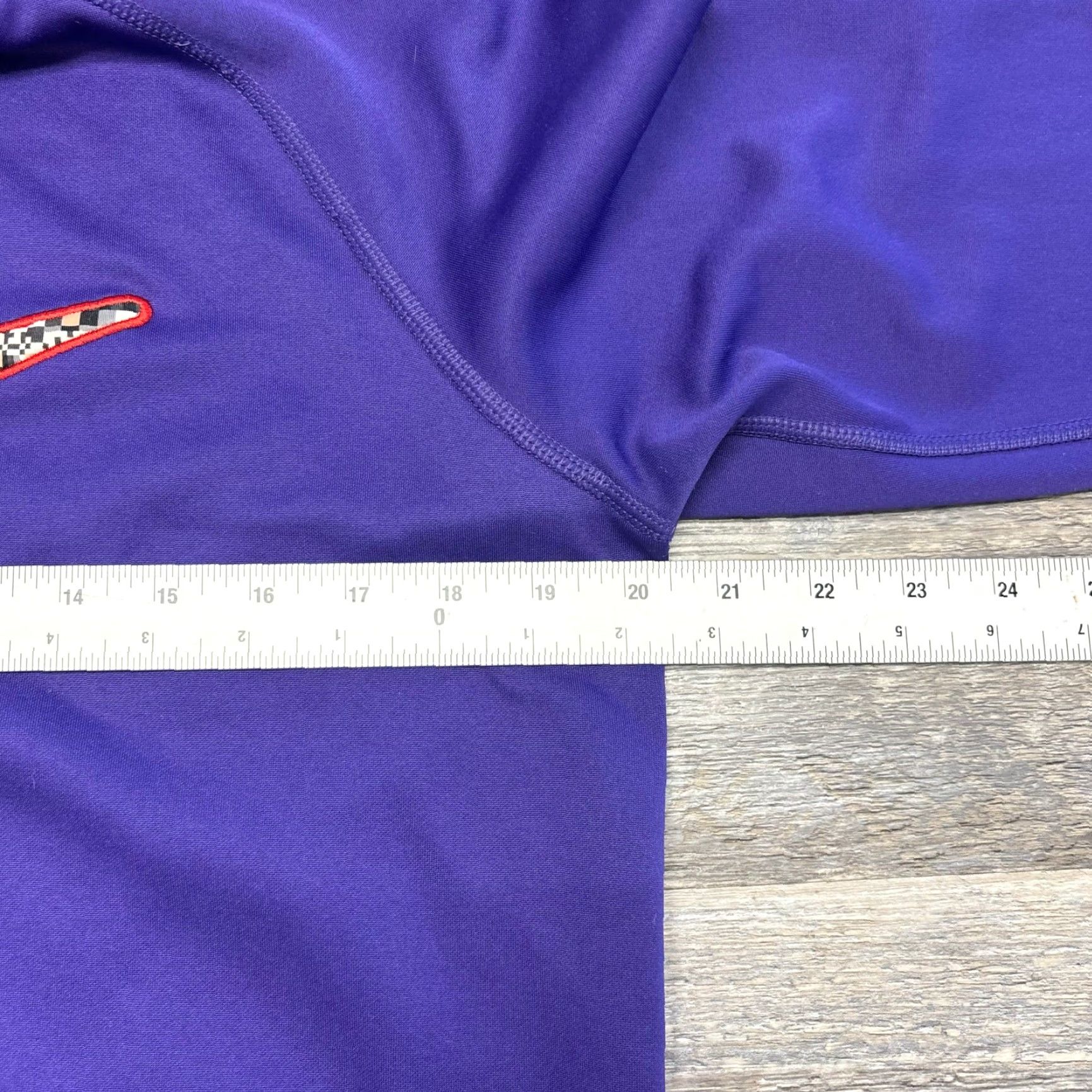 Nike Nike Therma-Fit Purple Orange Womens M Big Swoosh Hooded Sweatshirt Size M / US 6-8 / IT 42-44 - 4 Thumbnail