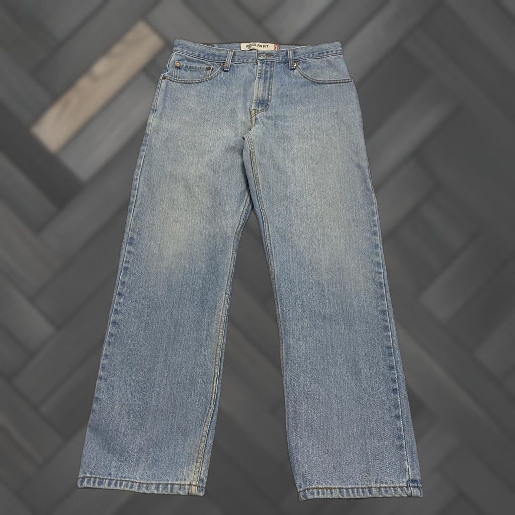 Levi's VINTAGE Levi's 505 Jeans Mens 34x30 Blue Regular Fit Straight Leg Denim Size US 34 / EU 50 - 1 Thumbnail
