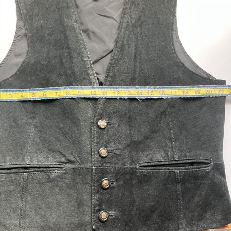 Wilson Wilsons Men's Black Suede Vest Large Size US S / EU 44-46 / 1 - 5 Thumbnail