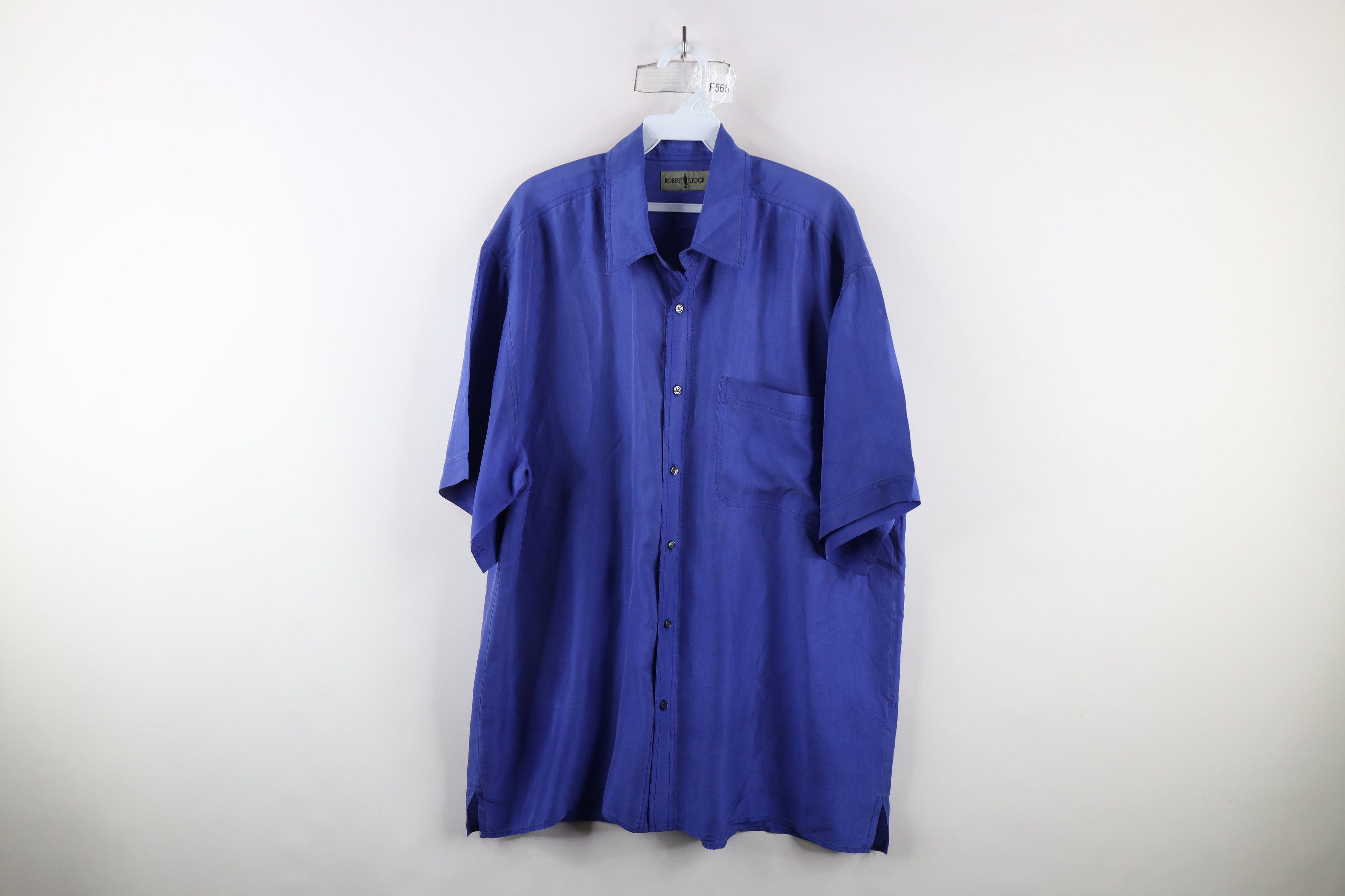 Vintage Vintage 90s Streetwear Short Sleeve Collared Button Shirt Size US XL / EU 56 / 4 - 1 Thumbnail