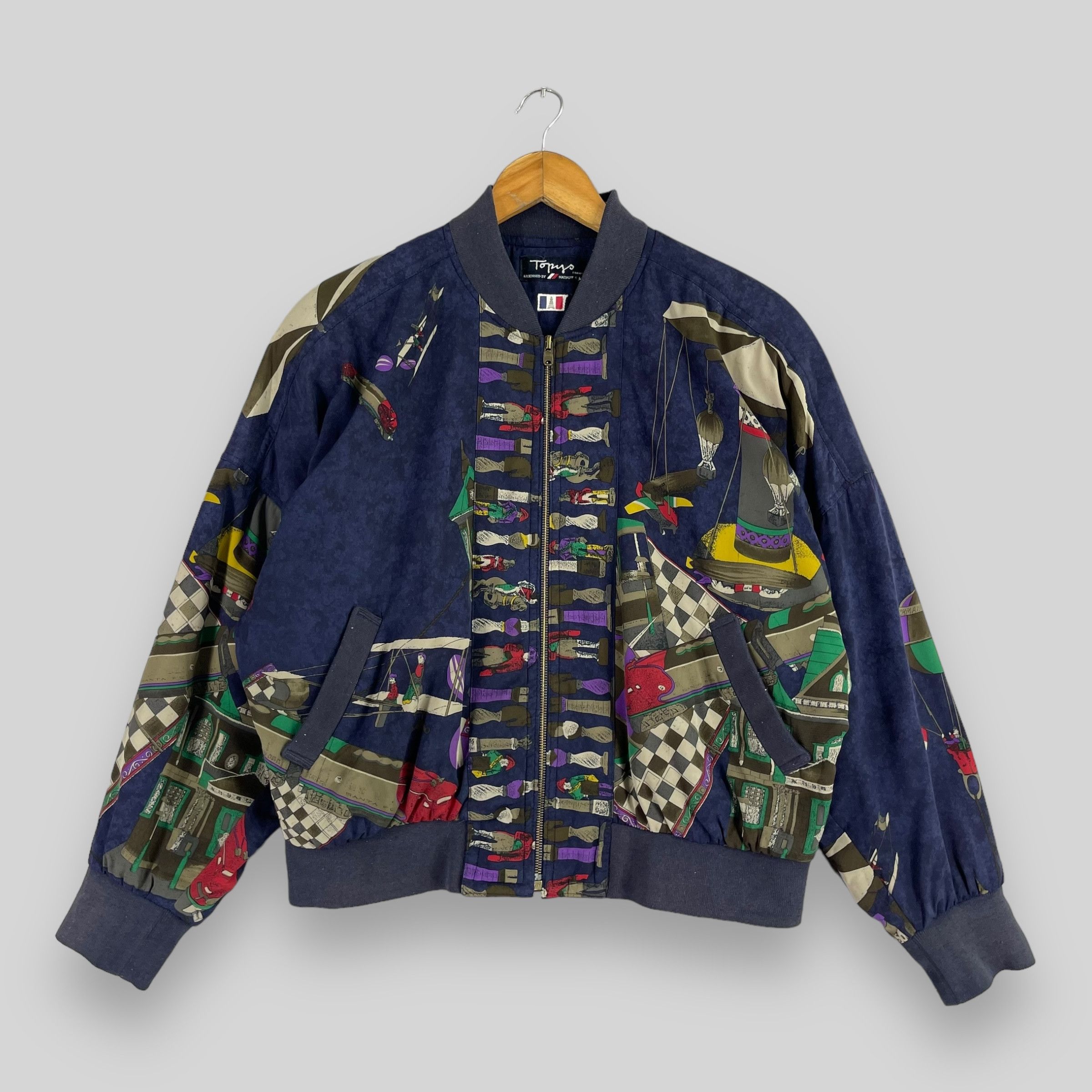 Vintage 90's Pop Art Artist Retro Style Baroque Jacket