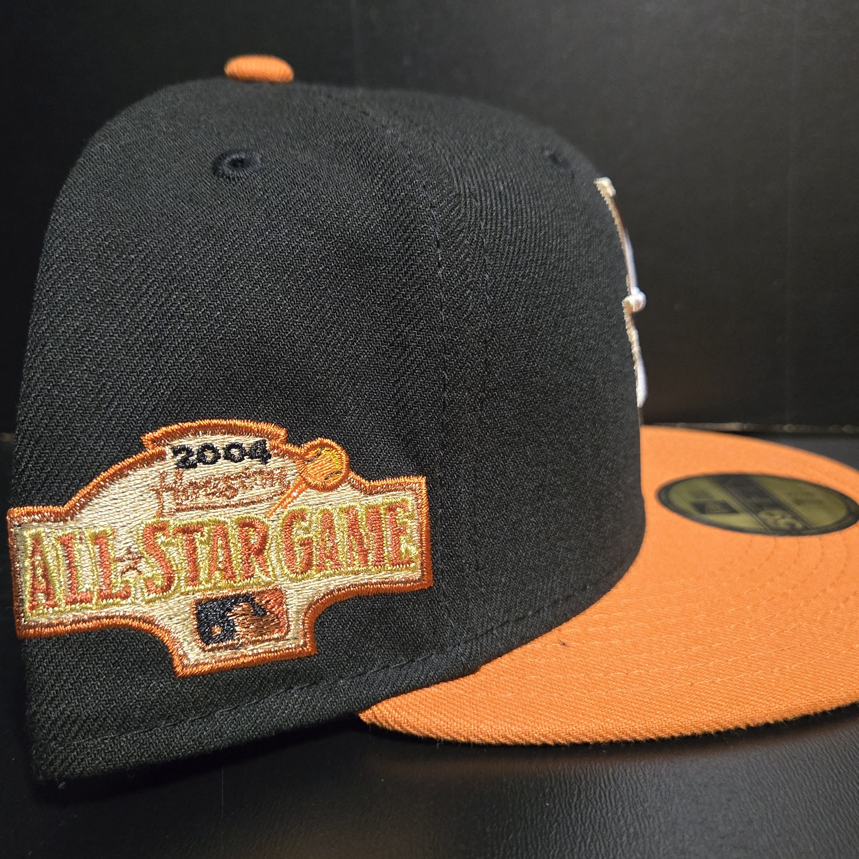 New Era 7 5/8 Houston Astros MyFitteds Longhorns New Era Fitted Hat Size ONE SIZE - 2 Thumbnail
