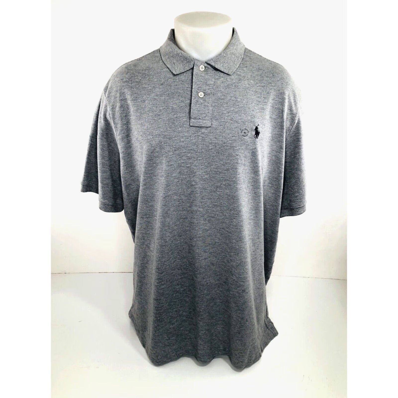 Ralph Lauren POLO RALPH LAUREN Polo Shirt - XL Embroidered Pony - Light Gray - Men - Regular Fit - NEW w TAG Size US XL / EU 56 / 4 - 2 Thumbnail