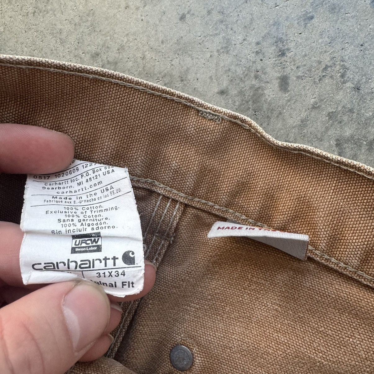 Carhartt Vintage Made In USA Carhartt Double Knee Work Pants Size US 31 - 4 Thumbnail