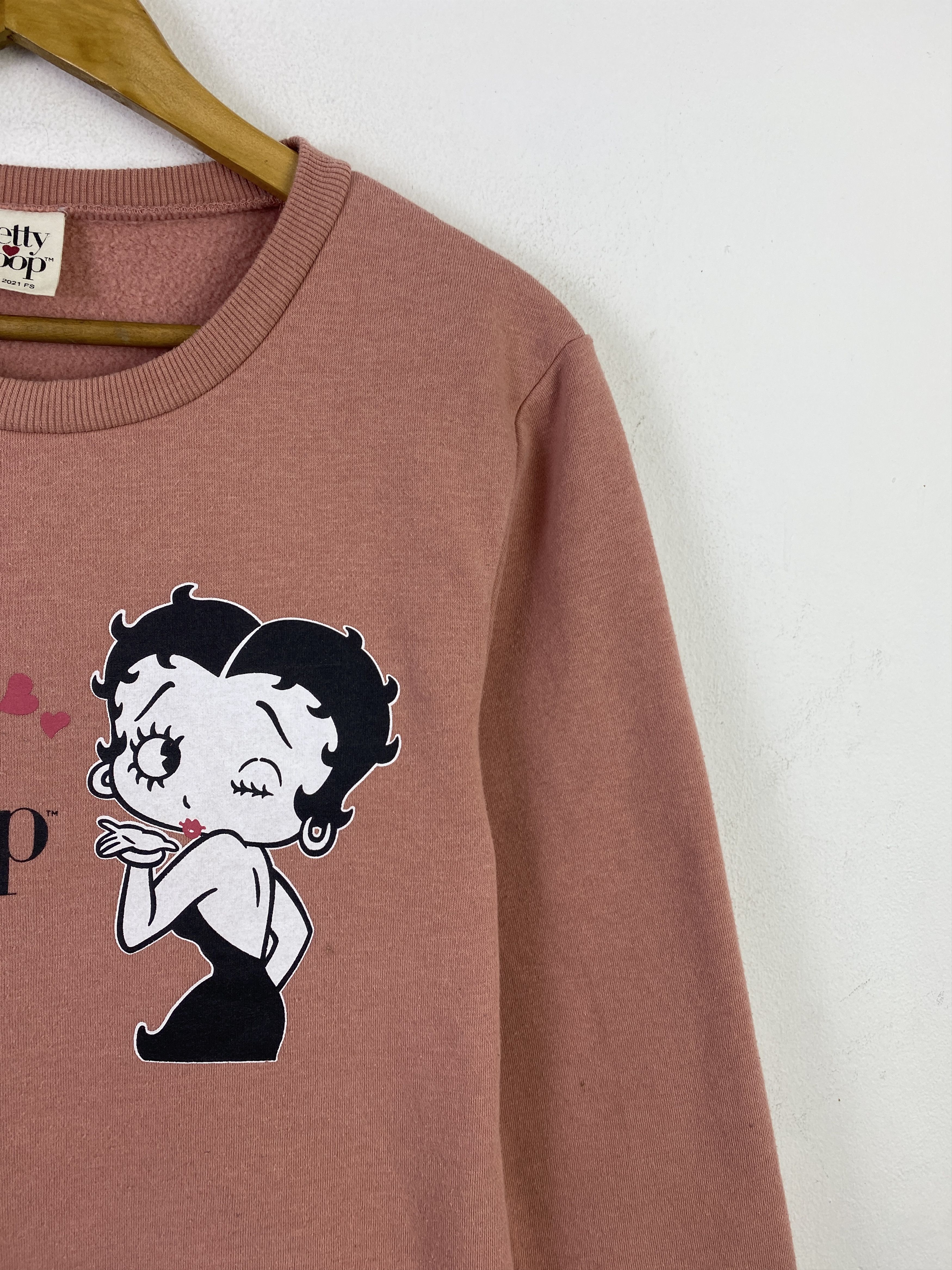 Other Betty Boop Wording Sweatshirt SH0347 Size US S / EU 44-46 / 1 - 7 Thumbnail
