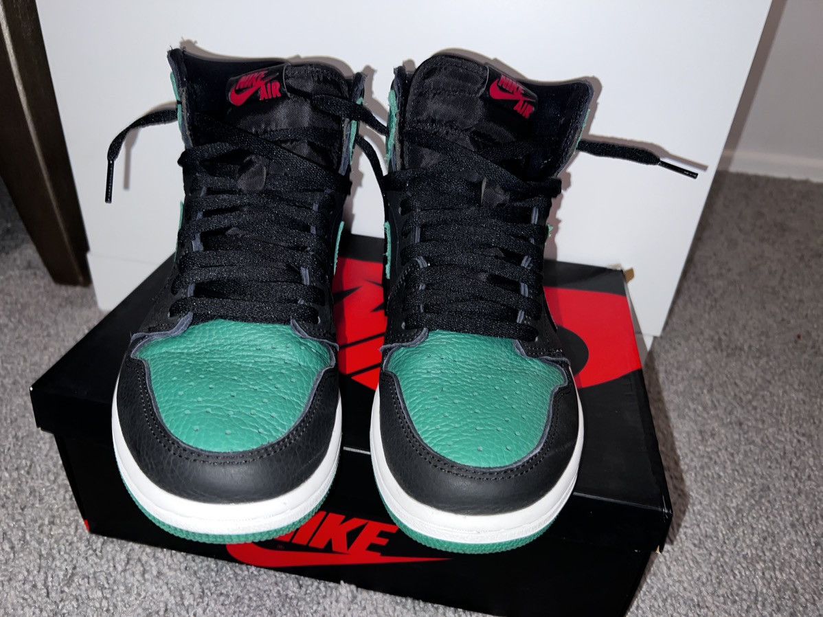 Designer × Jordan Brand × Nike Jordan 1 retro high pine green black Size US 9 / EU 42 - 5 Thumbnail