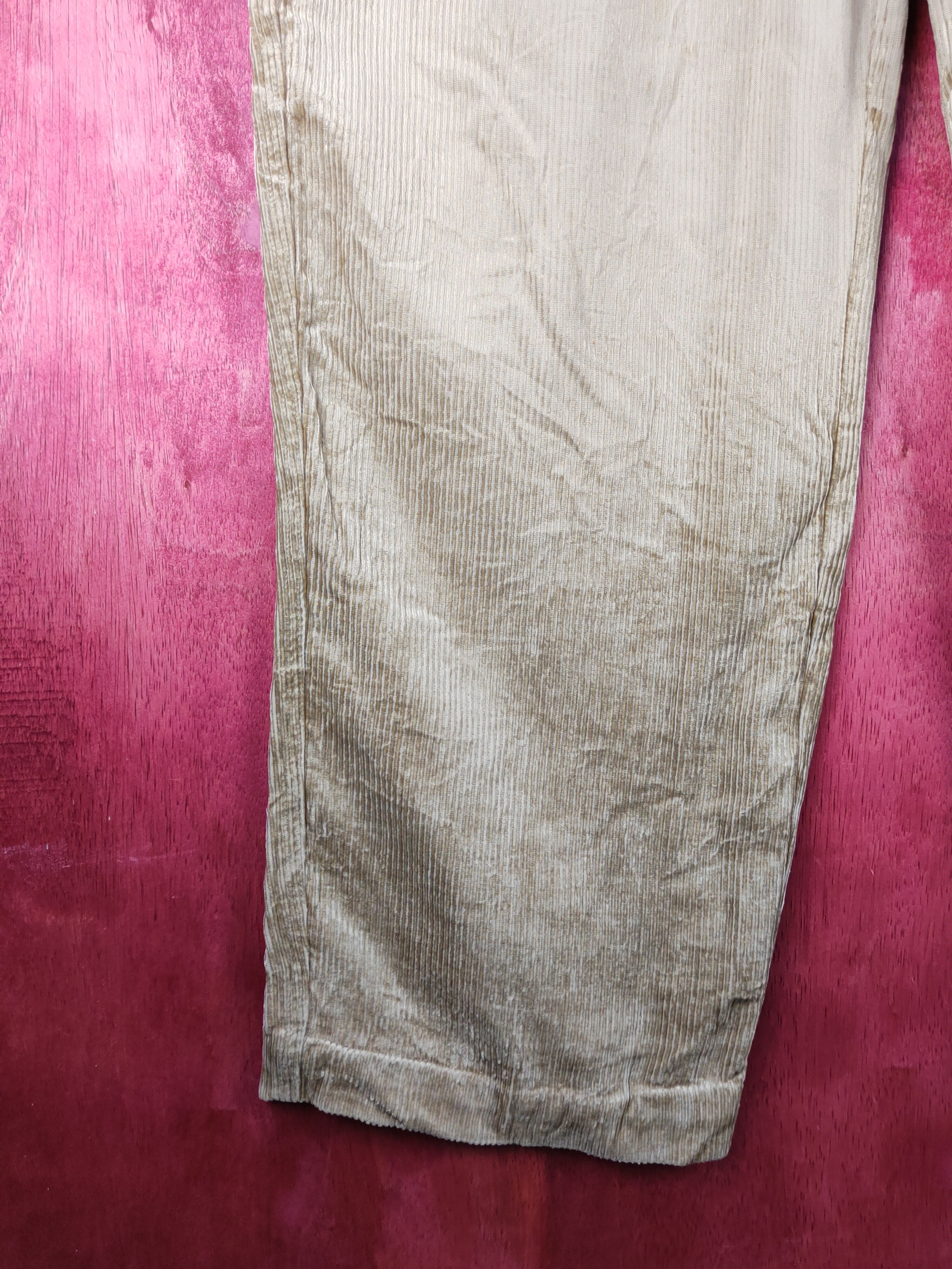 Designer Christian Aujard Brown vintage Corduroy Pants #S1569 Size US 30 / EU 46 - 5 Thumbnail
