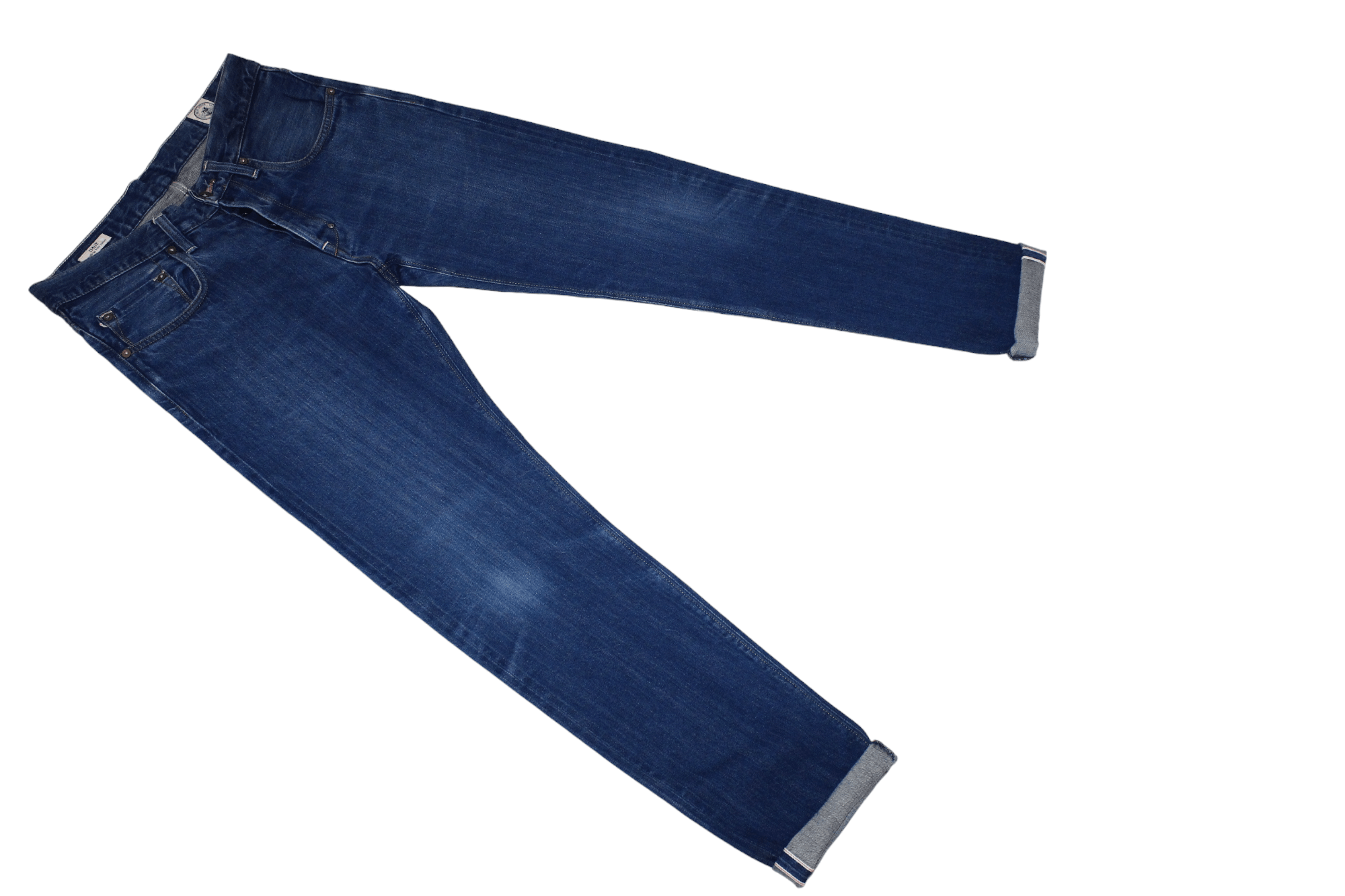 Blue Blue Japan IMjiT35020 803 F18 AGHI STRETTI 14oz selvedge natural indigo Size US 32 / EU 48 - 4 Thumbnail