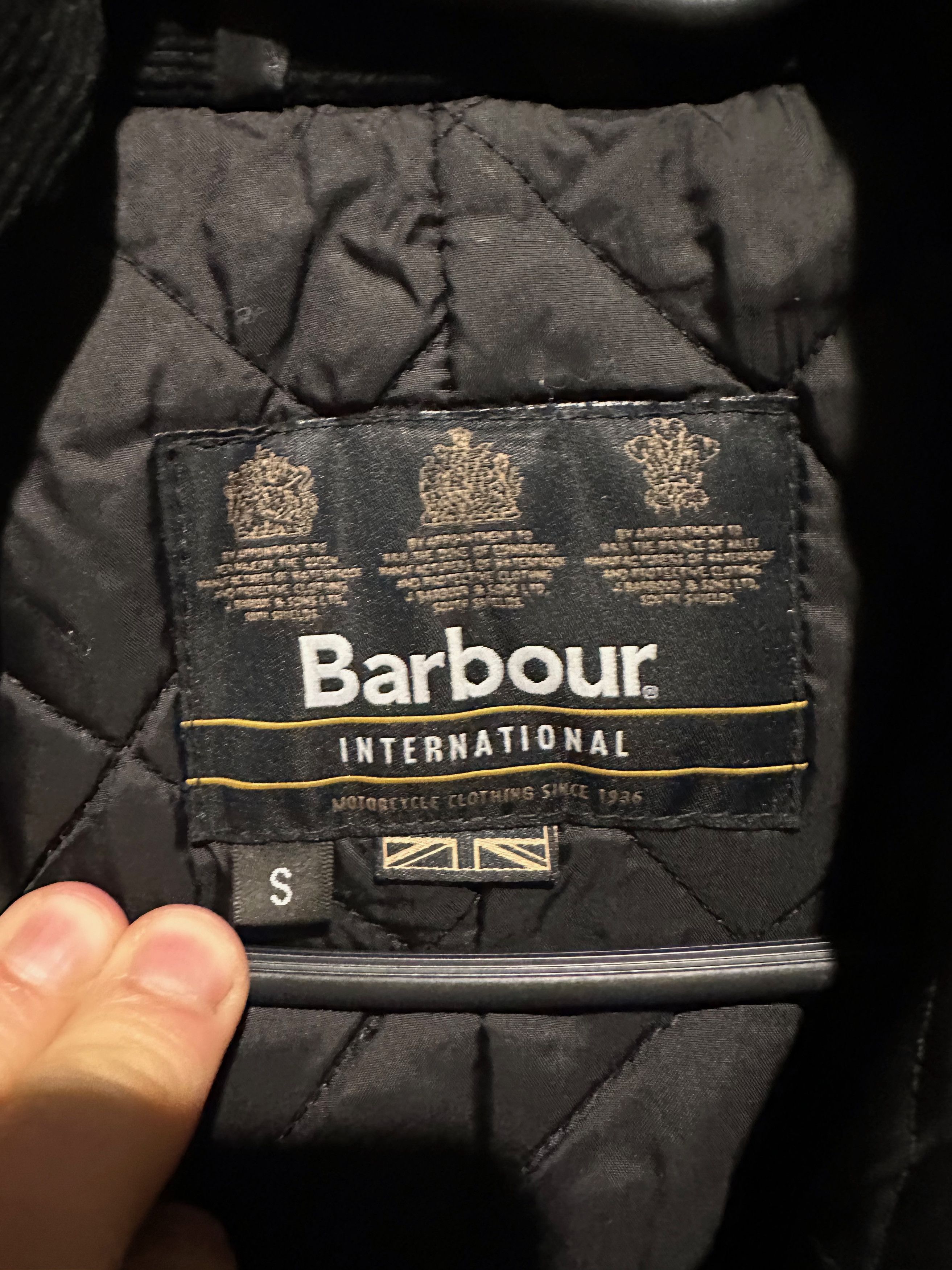 Barbour Barbour International Duke black waxed jacket MWX0337BK91 Size US S / EU 44-46 / 1 - 5 Thumbnail