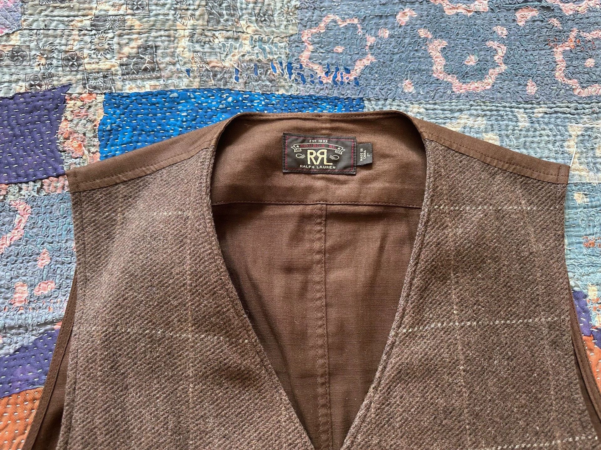 RRL Ralph Lauren RRL Plaid Vest L Like New Size US L / EU 52-54 / 3 - 3 Thumbnail