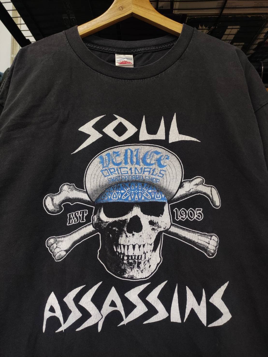Rap Tees Vtg 00's Soul Assassins Venice Originals Skateboard Shop Size US XXL / EU 58 / 5 - 1 Thumbnail