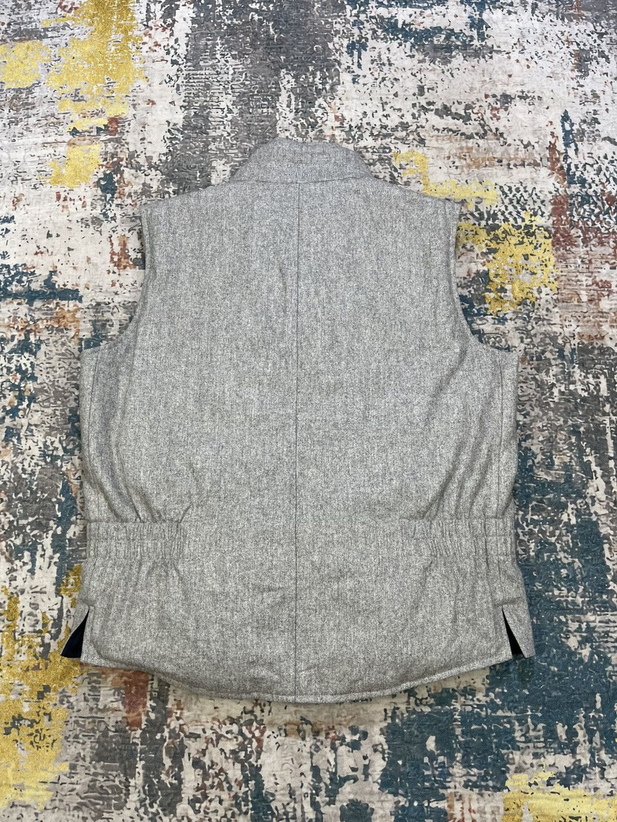 DAKS Daks Reversible Feather Down Wool Nylon Vest Size US M / EU 48-50 / 2 - 6 Thumbnail