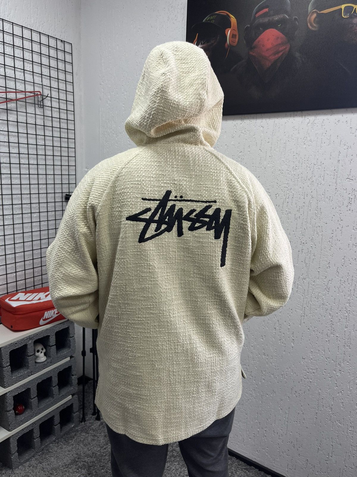 Nike × Stussy Nike x Stussy NRG Pullover Hoodie Fossil