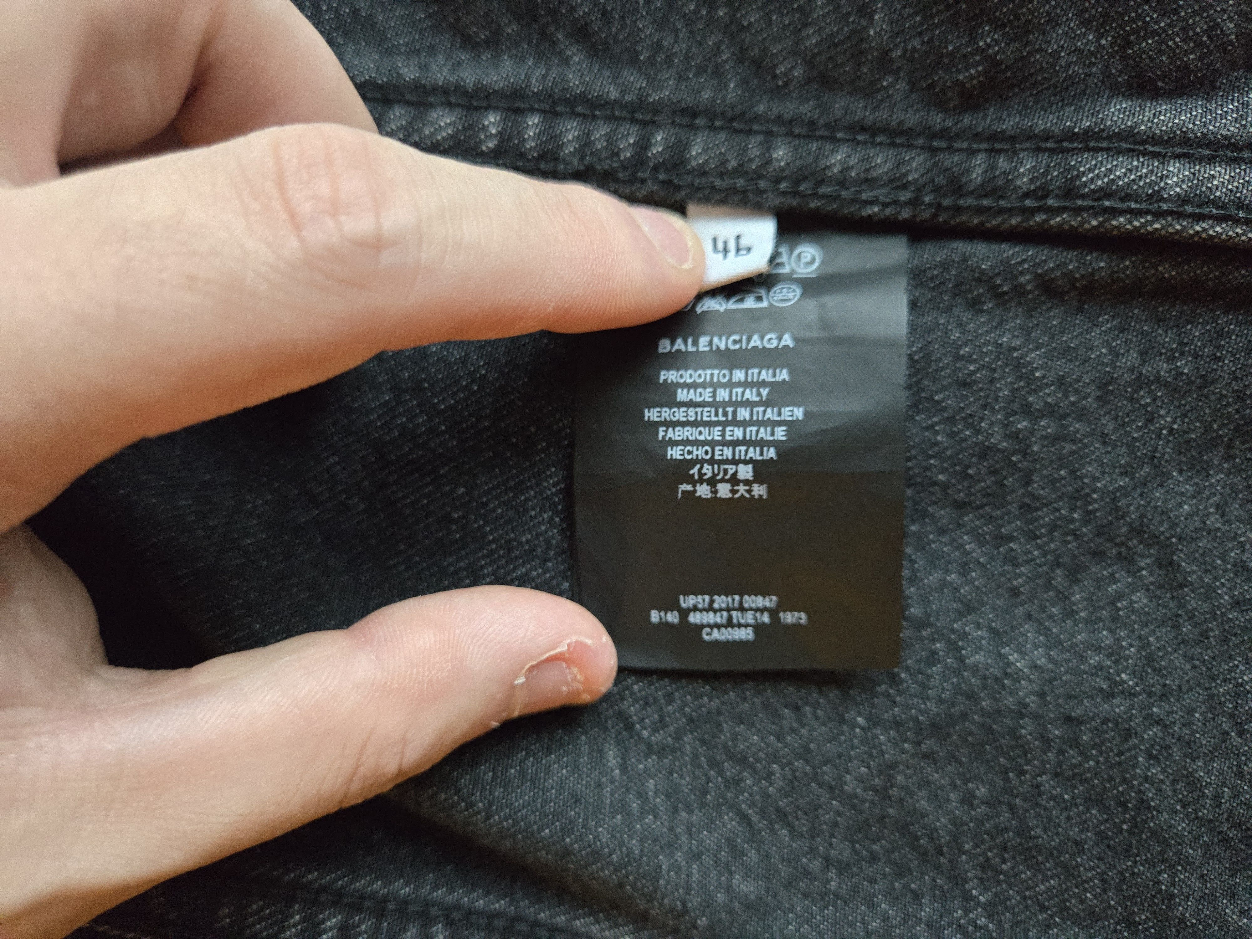 Balenciaga Balenciaga Sinners Distressed Denim Jacket Size US S / EU 44-46 / 1 - 5 Thumbnail
