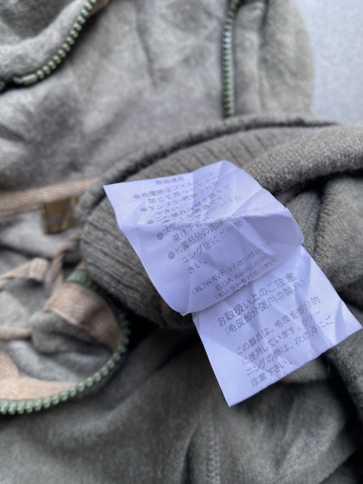 GOA Goa Olive Faded Zip Hoodie Size S / US 4 / IT 40 - 6 Thumbnail