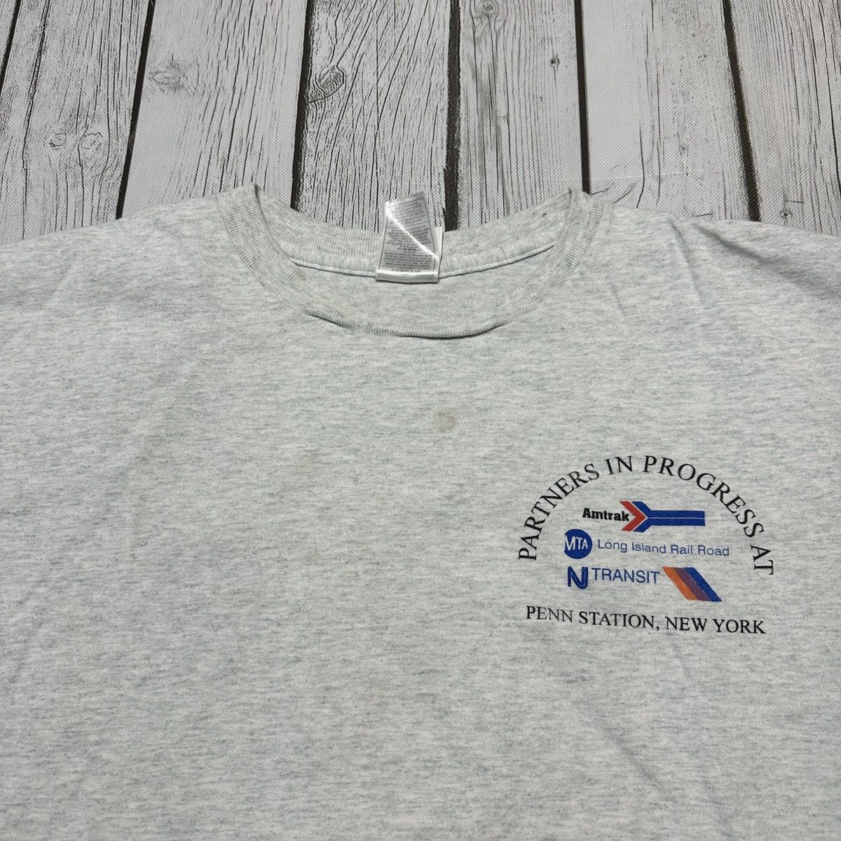 Fruit Of The Loom × Vintage Vintage Penn Station tee Size US XL / EU 56 / 4 - 3 Thumbnail