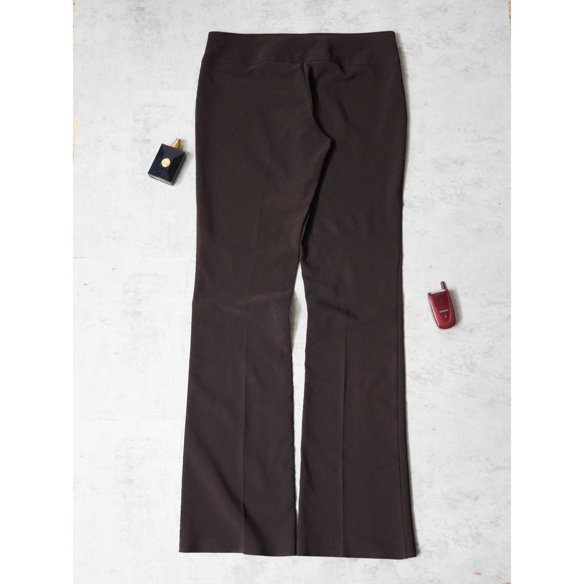 Other Vintage 90s Neva Brown Straight Pants Size 36" / US 14 / IT 50 - 1 Thumbnail