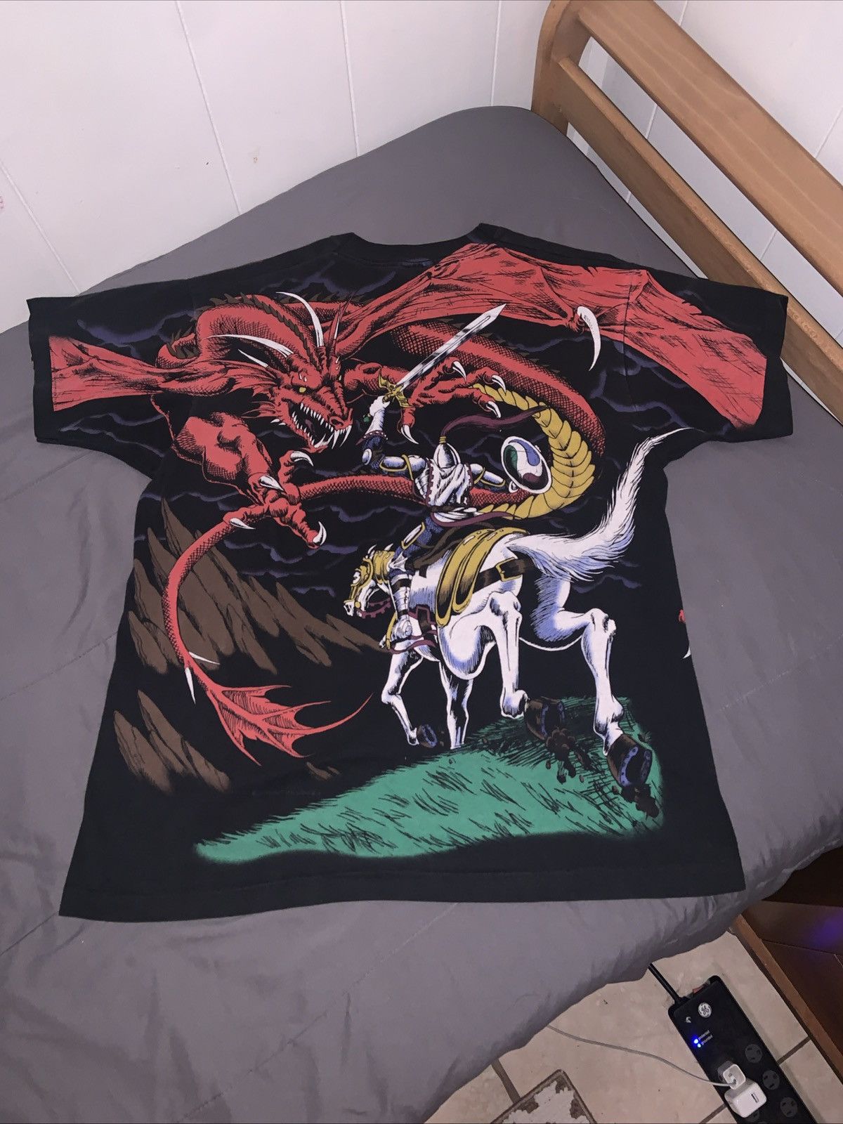 Liquid Blue Vintage 93 - Liquid Blue - Knight VS Dragon AOP - Size XL Size US XL / EU 56 / 4 - 2 Thumbnail