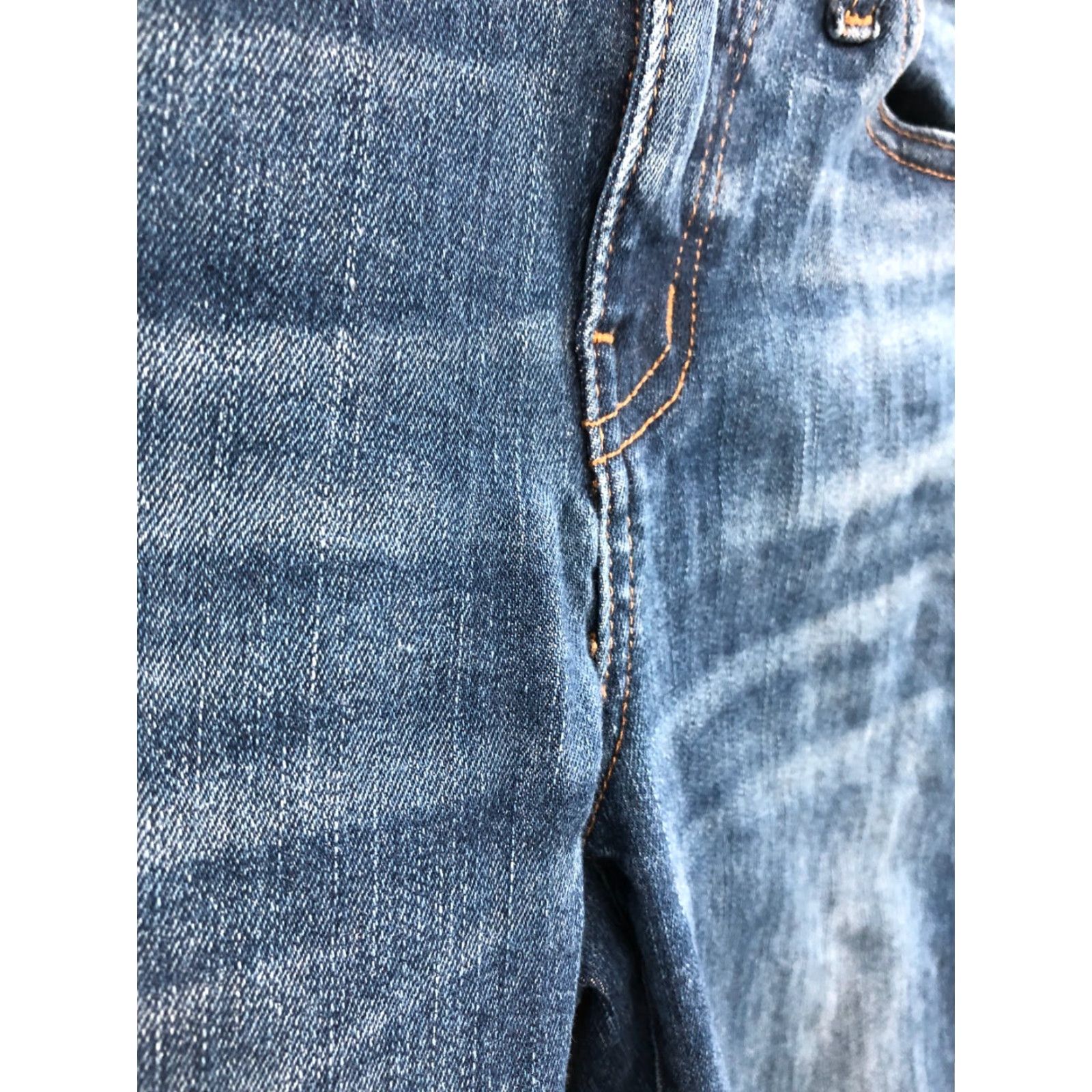 Madewell Madewell Jeans 8" Skinny Size 29 Tall Womens Medium Wash Blue Regular Rise 8.5-10.5 5-Pocket Denim Blue Mens? Size 29" - 5 Thumbnail
