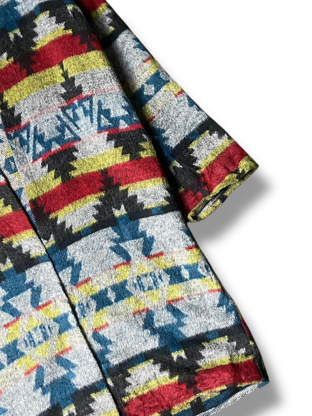 Japanese Brand Vintage RAF RAF Navajo Pattern Long Cardigan (159) Size US L / EU 52-54 / 3 - 2 Thumbnail