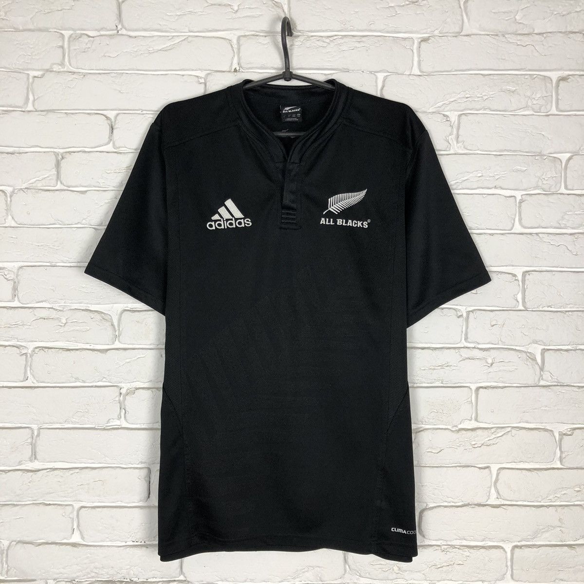 Adidas New Zealand All Blacks rugby jersey Size US L / EU 52-54 / 3 - 1 Thumbnail