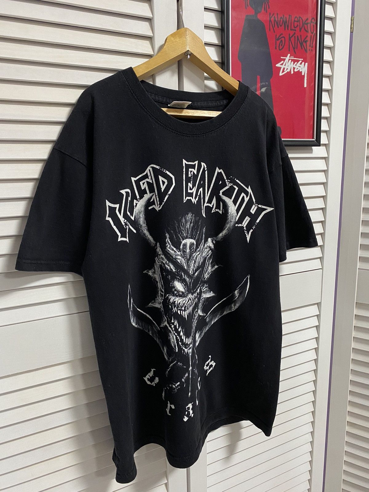 Band Tees Vintage T Shirt Tee Iced Earth Pirates Double Print Rock Size US L / EU 52-54 / 3 - 2 Thumbnail