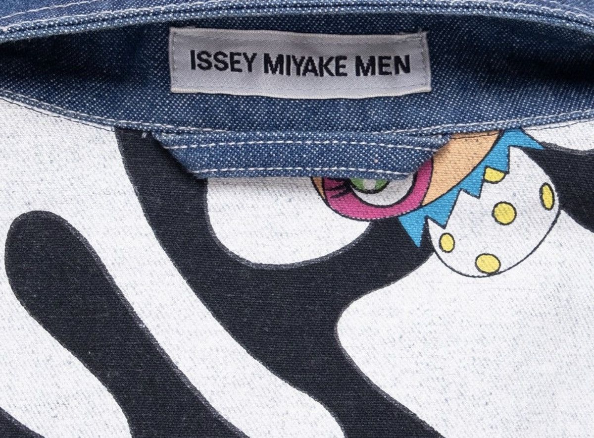 Issey Miyake ISSEY MIYAKE 2000SS TAKASHI MURAKAMI Reversible Denim Jactet Size US M / EU 48-50 / 2 - 10 Thumbnail