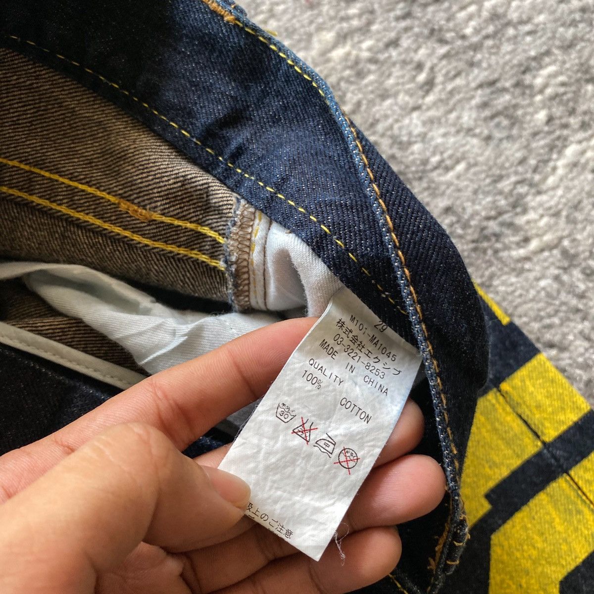 Japanese Brand Vintage CO&LU selvedge motocycle denim Size US 30 / EU 46 - 6 Thumbnail