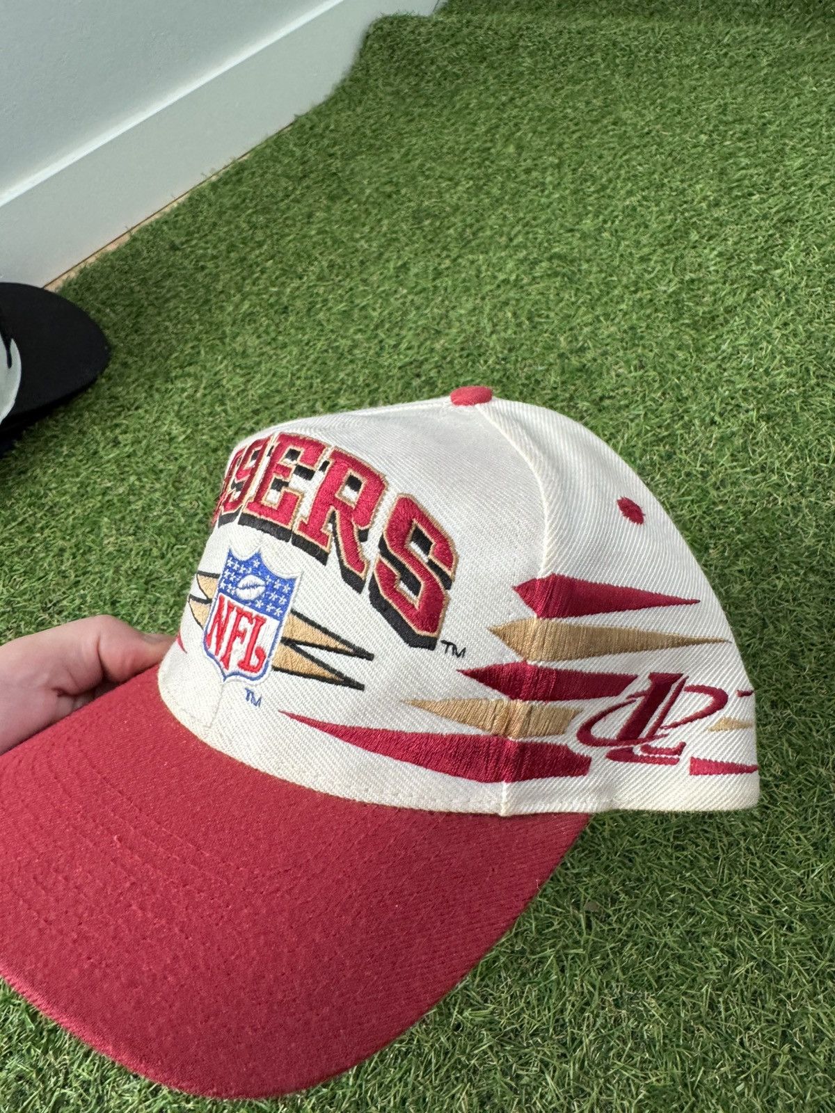 Logo Athletic San Francisco 49ers diamond cut snap back Size ONE SIZE - 2 Thumbnail