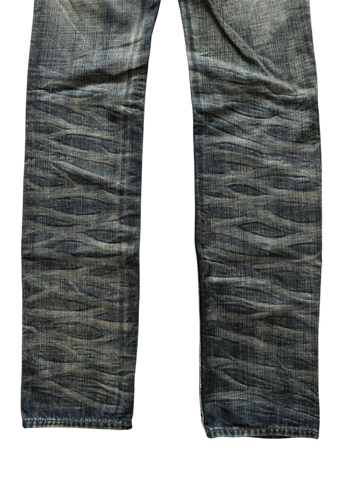 If Six Was Nine EDGE DIFFERENCE SLIM FIT BLEACH JEANS Size US 29 - 6 Thumbnail