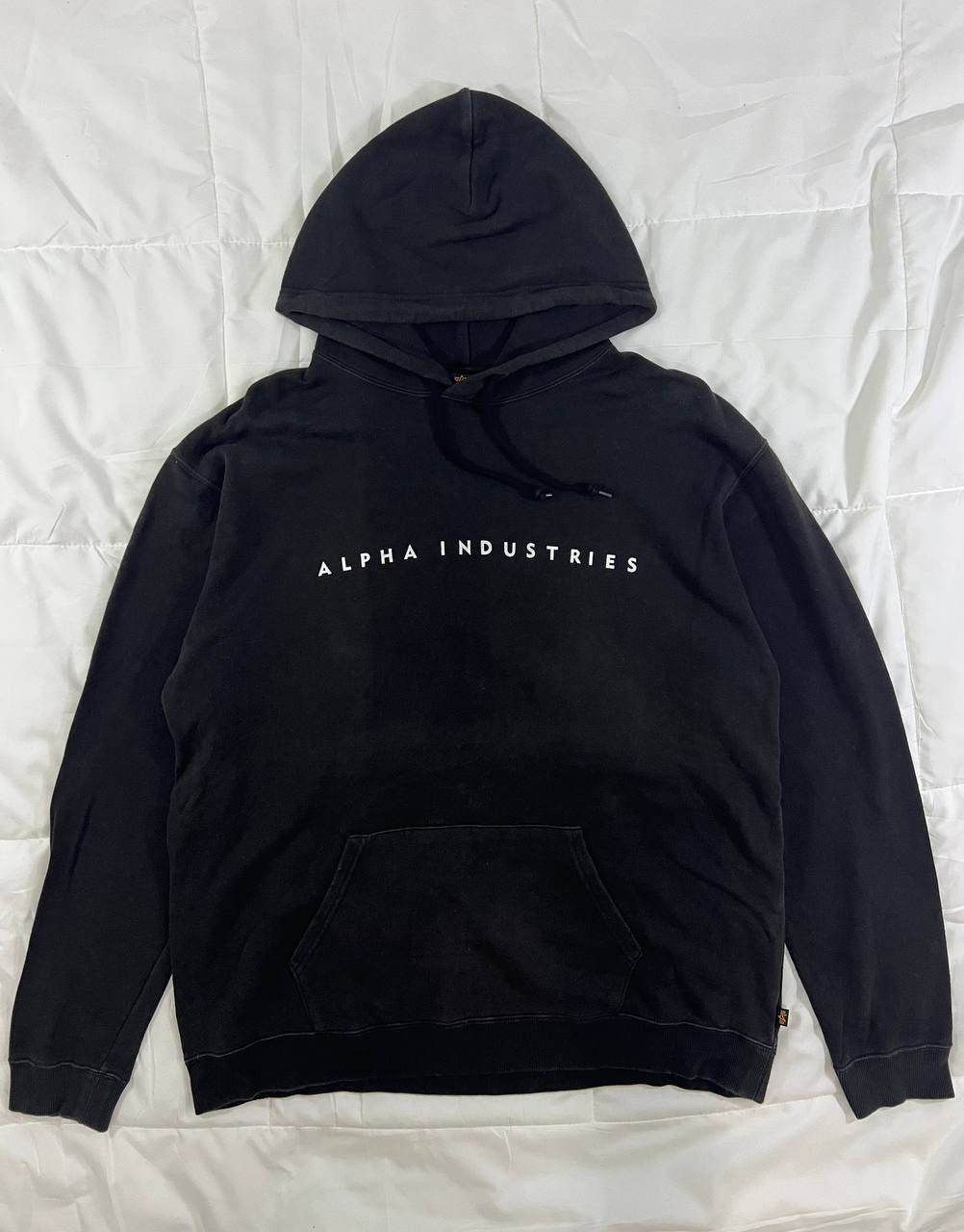 Alpha Industries × Vintage Y2K Black Alpha Industries Hoodie Size US XL / EU 56 / 4 - 1 Thumbnail