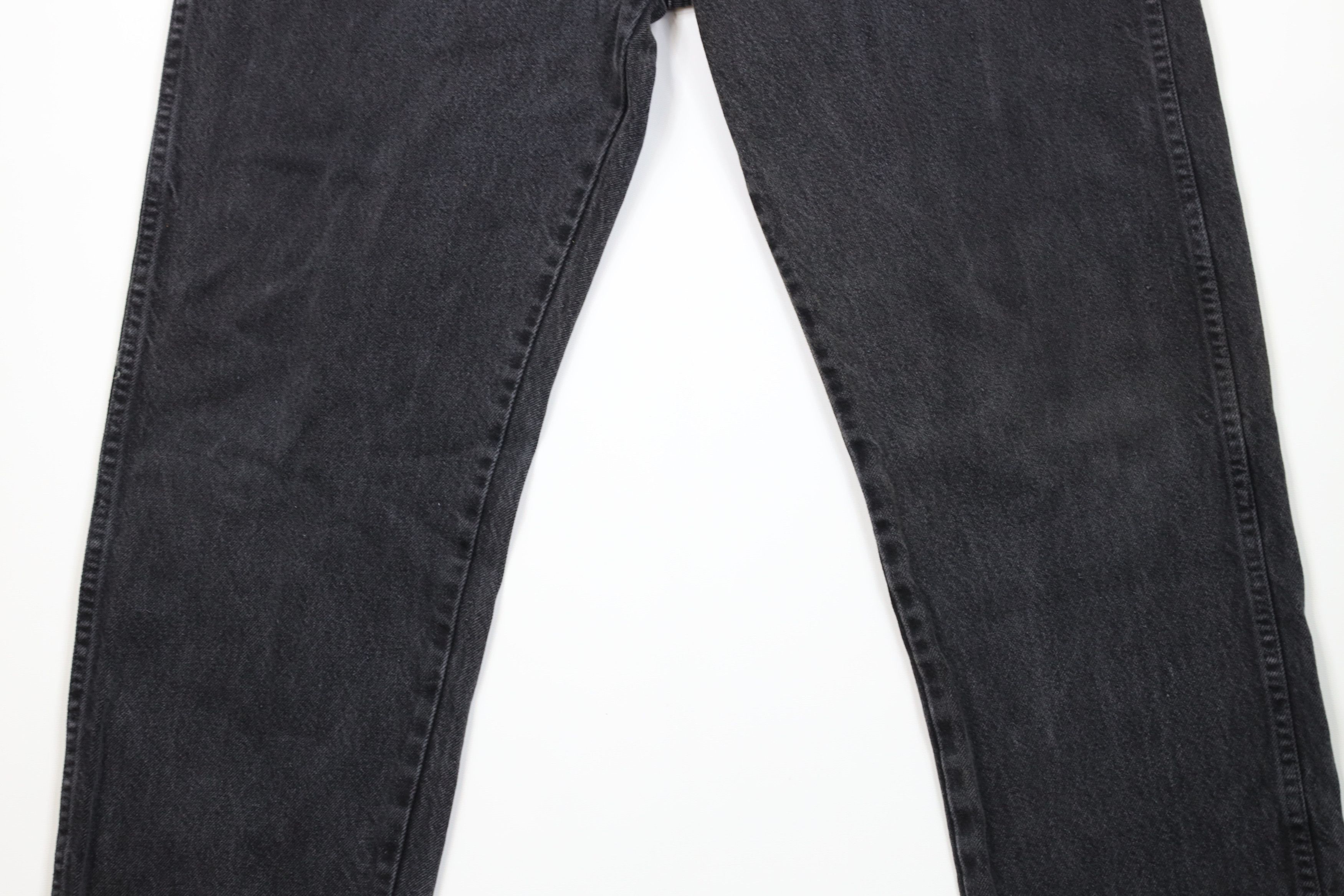 Vintage Vintage 90s Y2K Streetwear Straight Leg Denim Jeans Black Size US 40 / EU 56 - 3 Thumbnail