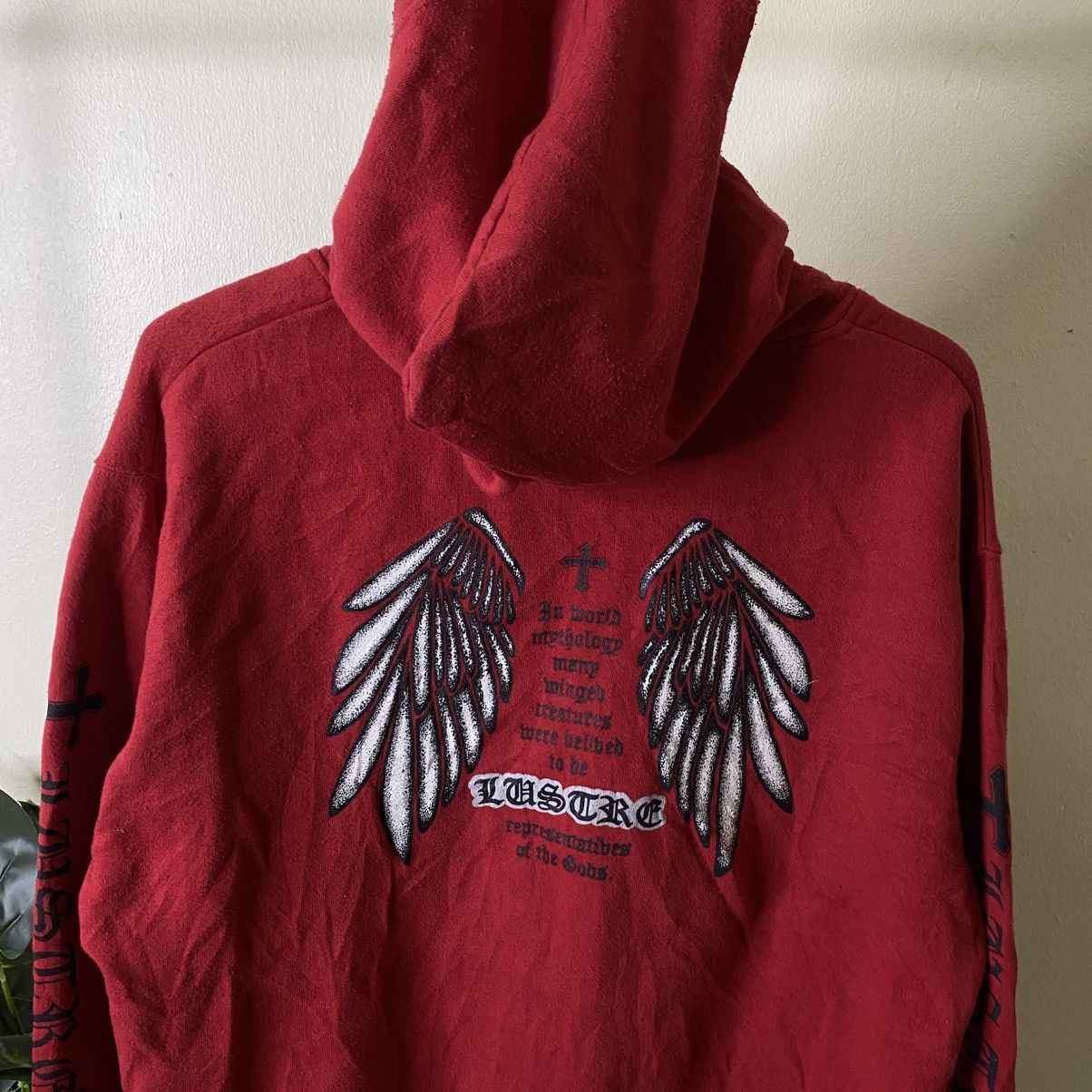 If Six Was Nine Lustre Cyber Gothic Punk Grunge Affliction Design Hoodie Size US L / EU 52-54 / 3 - 2 Thumbnail
