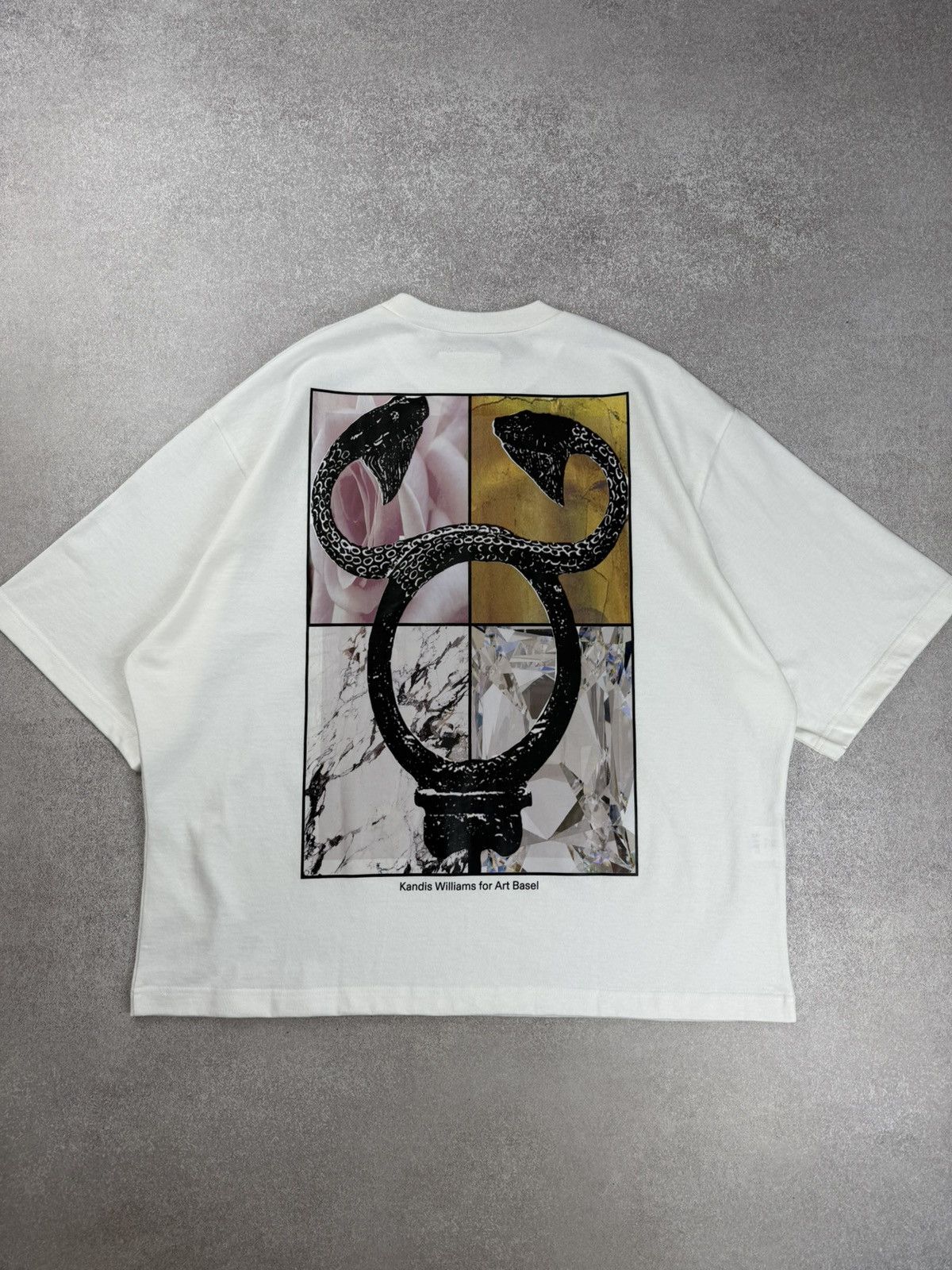 Other Kandis Williams x GOAT Art Basel Logo Tee One Size Size US M / EU 48-50 / 2 - 1 Thumbnail
