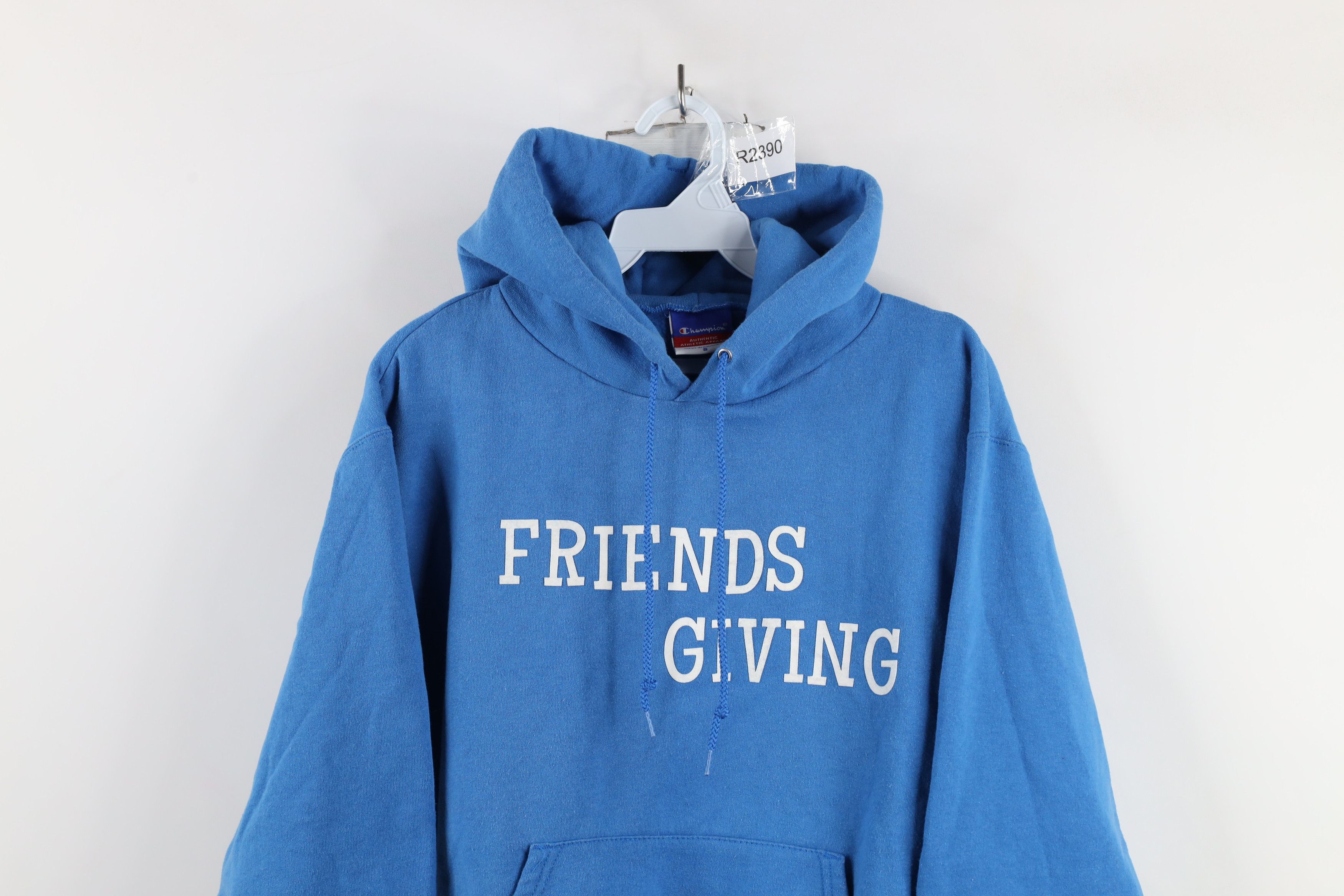 Champion × Vintage Vintage 90s Champion Spell Friends Giving Hoodie Sweatshirt Size US S / EU 44-46 / 1 - 2 Thumbnail