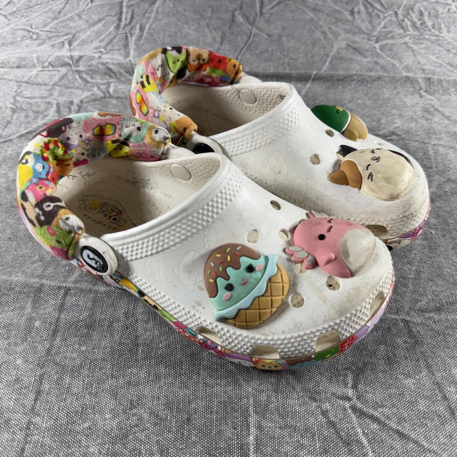 Crocs Crocs Shoes Kid's 12C White Squishmallow Classic Clog Size US 5 / EU 37 - 1 Thumbnail