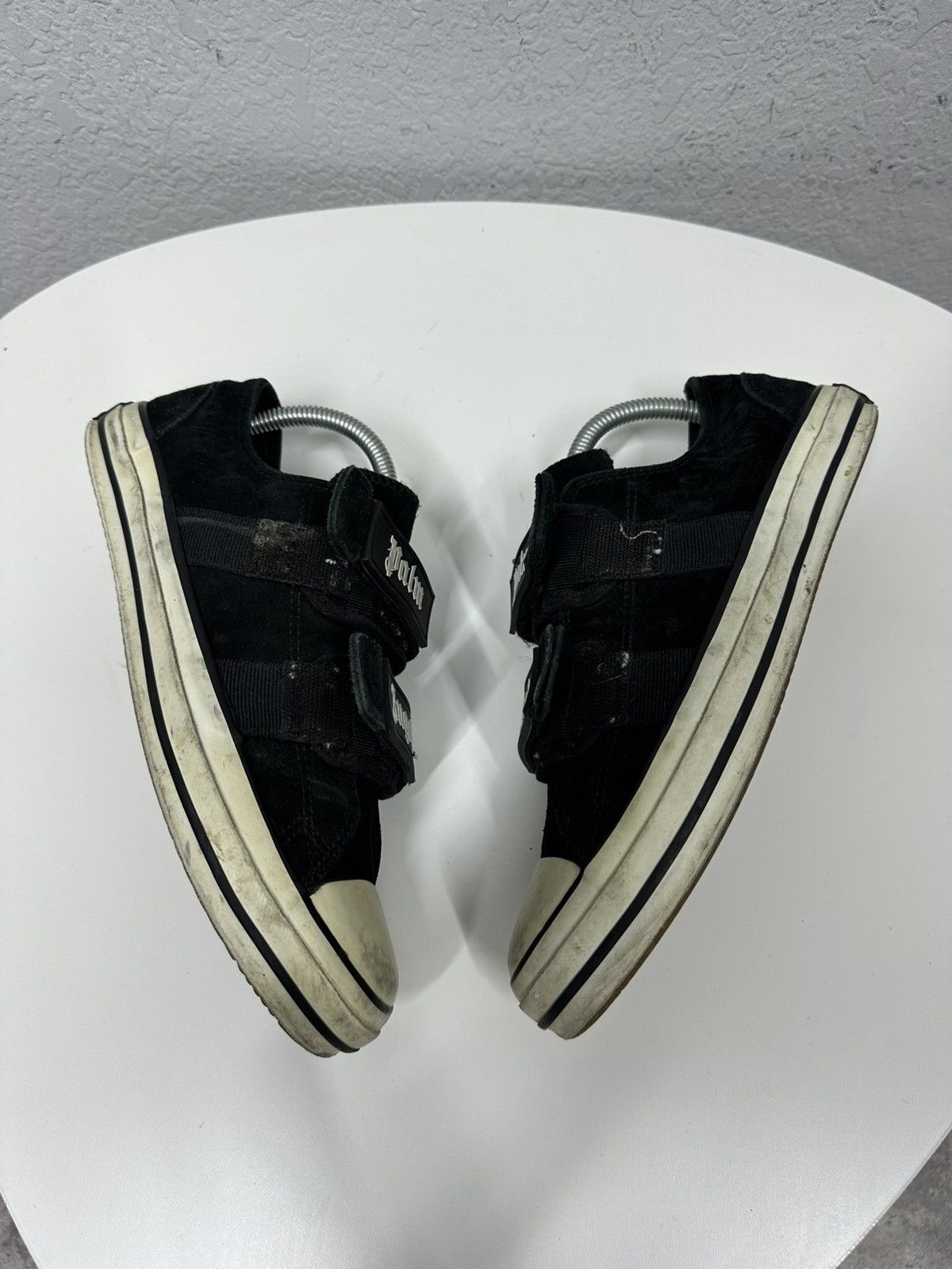 Palm Angels Vintage Palm Angels Vulcanized Low Top Sneakers Big Logo Size US 7.5 / EU 40-41 - 7 Thumbnail
