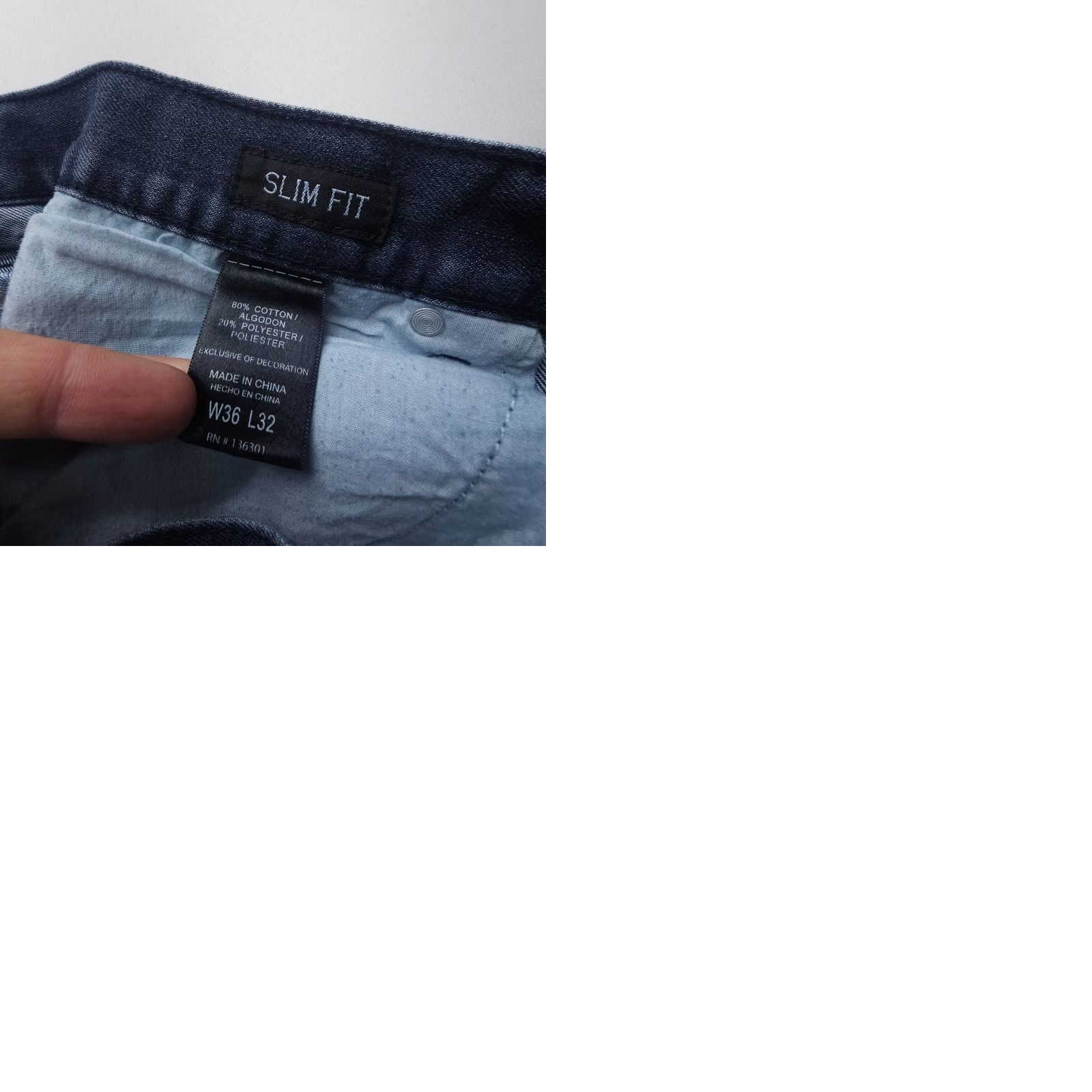 Vintage Raw Diamond Jeans Mens 36x32 Straight Dark Wash Embroidered 5-Pocket Denim Zip Blue Intl? Size US 36 / EU 52 - 9 Thumbnail