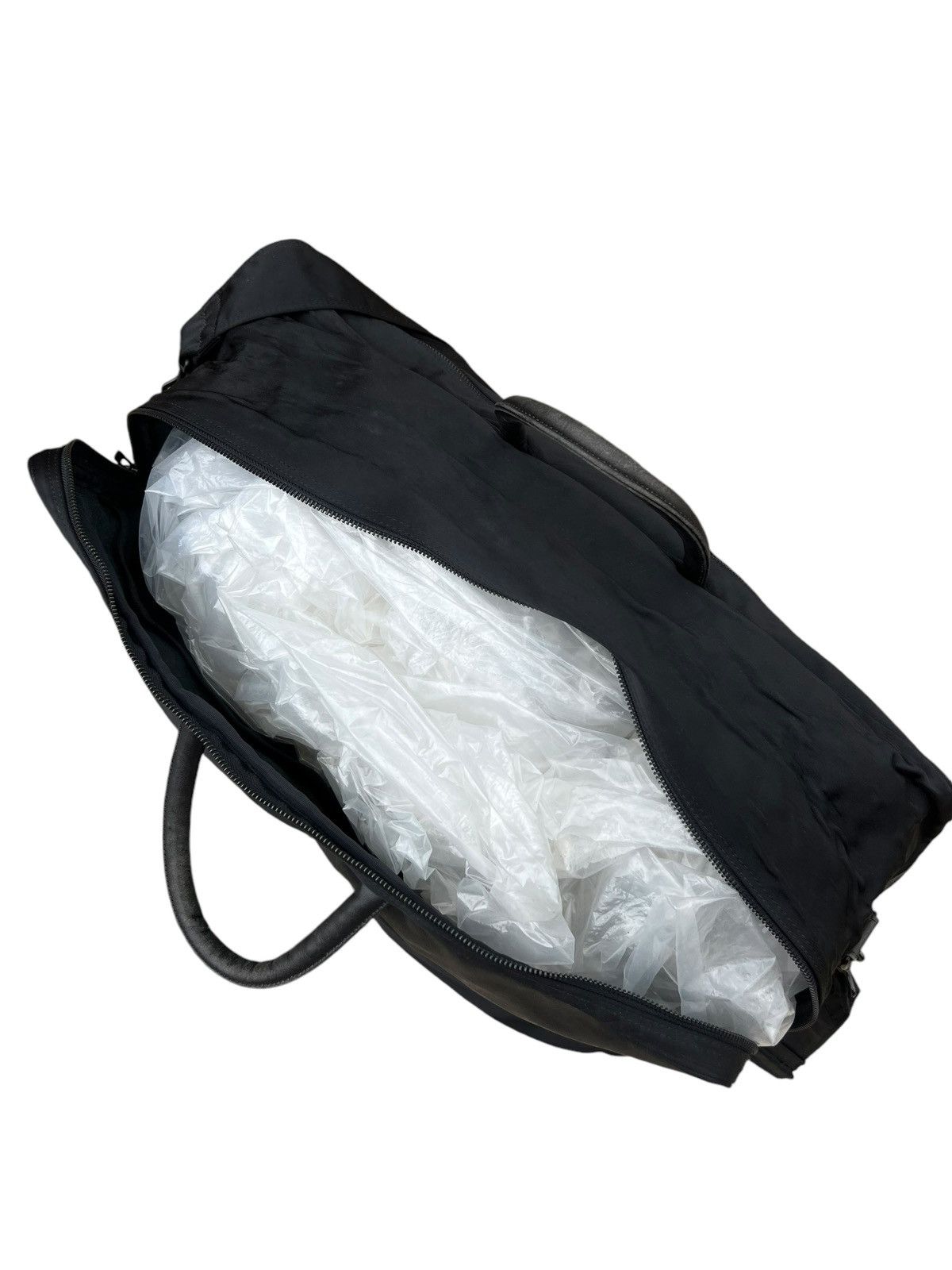 Barneys New York Vintage 90s Barneys New York Leather Nylon 2 Way Bag Huge Size ONE SIZE - 23 Thumbnail