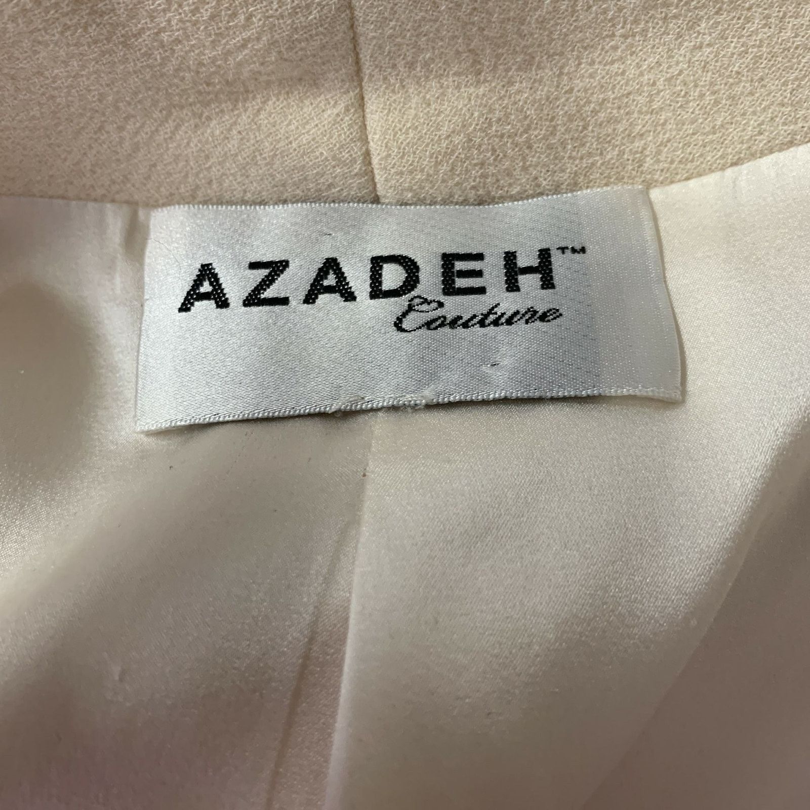 Other AZADEH Size M Cream Black Silk Blend Coat Size M / US 6-8 / IT 42-44 - 5 Thumbnail