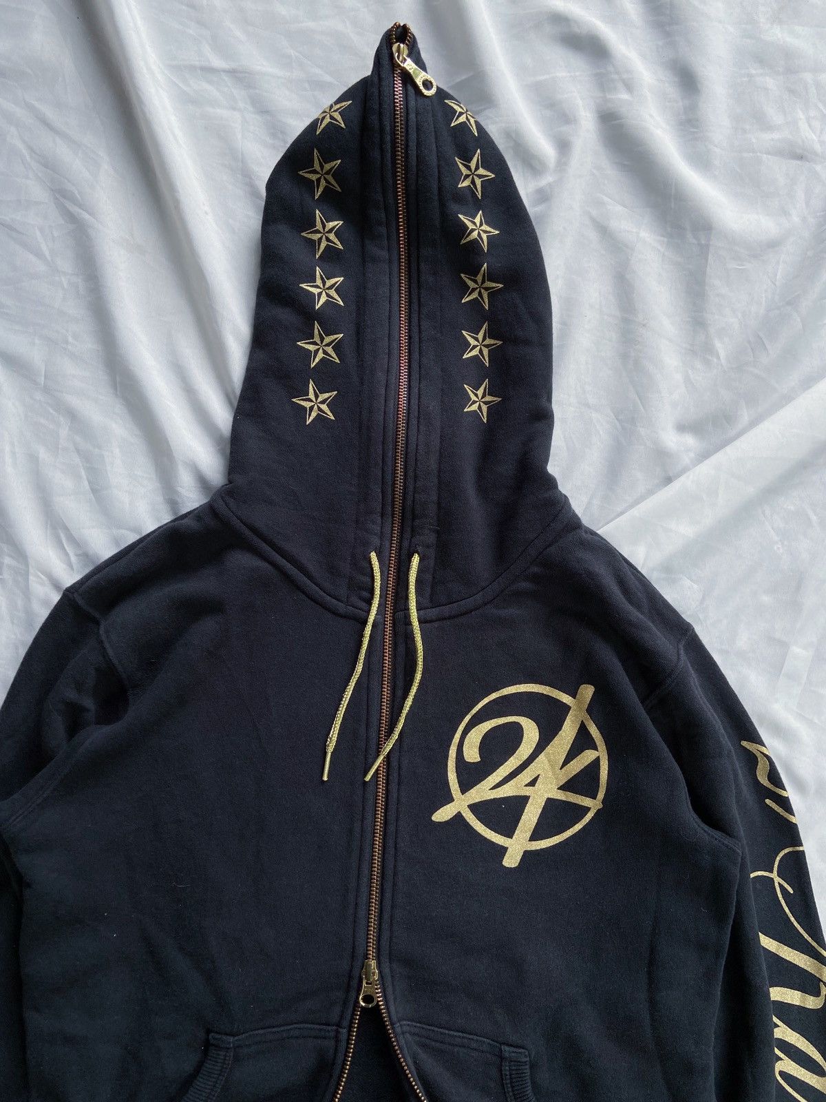 Japanese Brand GOLDS 24 KARATS DIGGERS ZIP HOODIE undercover number nine Size US M / EU 48-50 / 2 - 6 Thumbnail