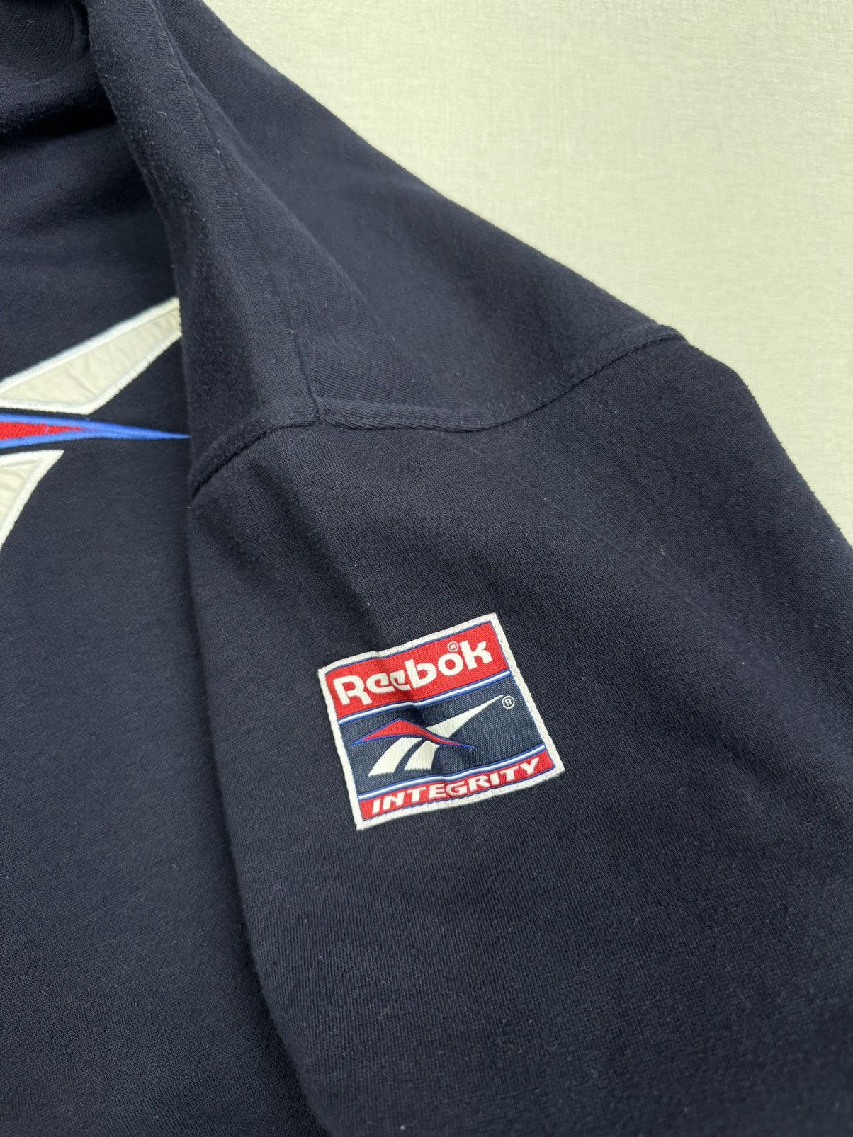 Reebok × Vintage Vintage Reebok Integrity Oversized Streetwear Sweatshirt Size US XL / EU 56 / 4 - 4 Thumbnail