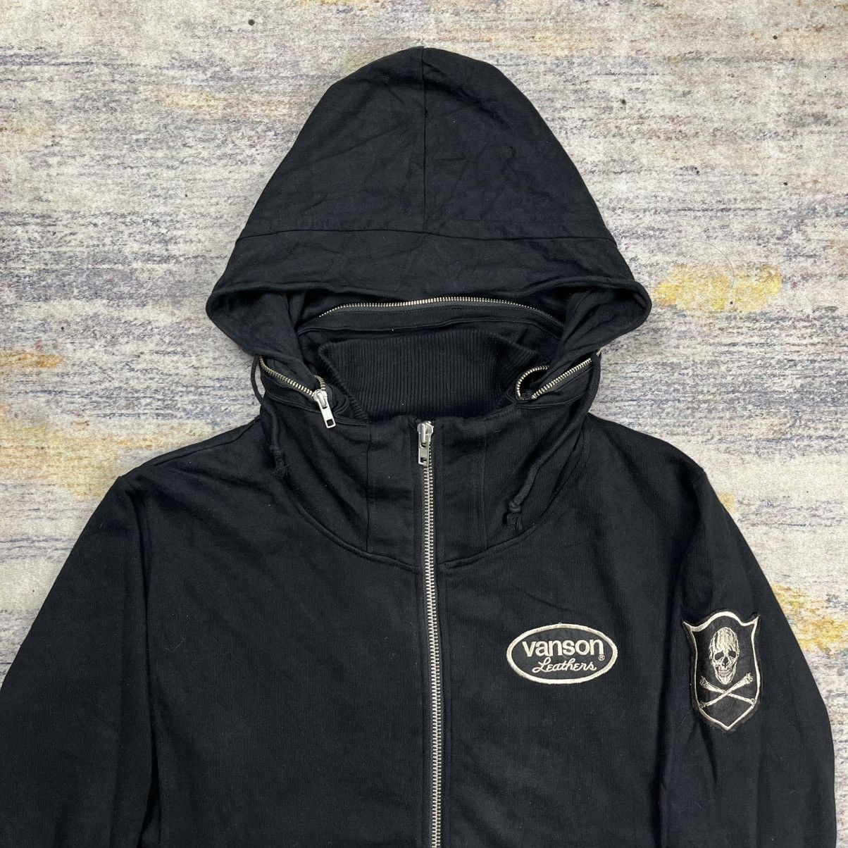 Vanson Leathers Vanson hidden hood embroidery hoodie Size US L / EU 52-54 / 3 - 5 Thumbnail