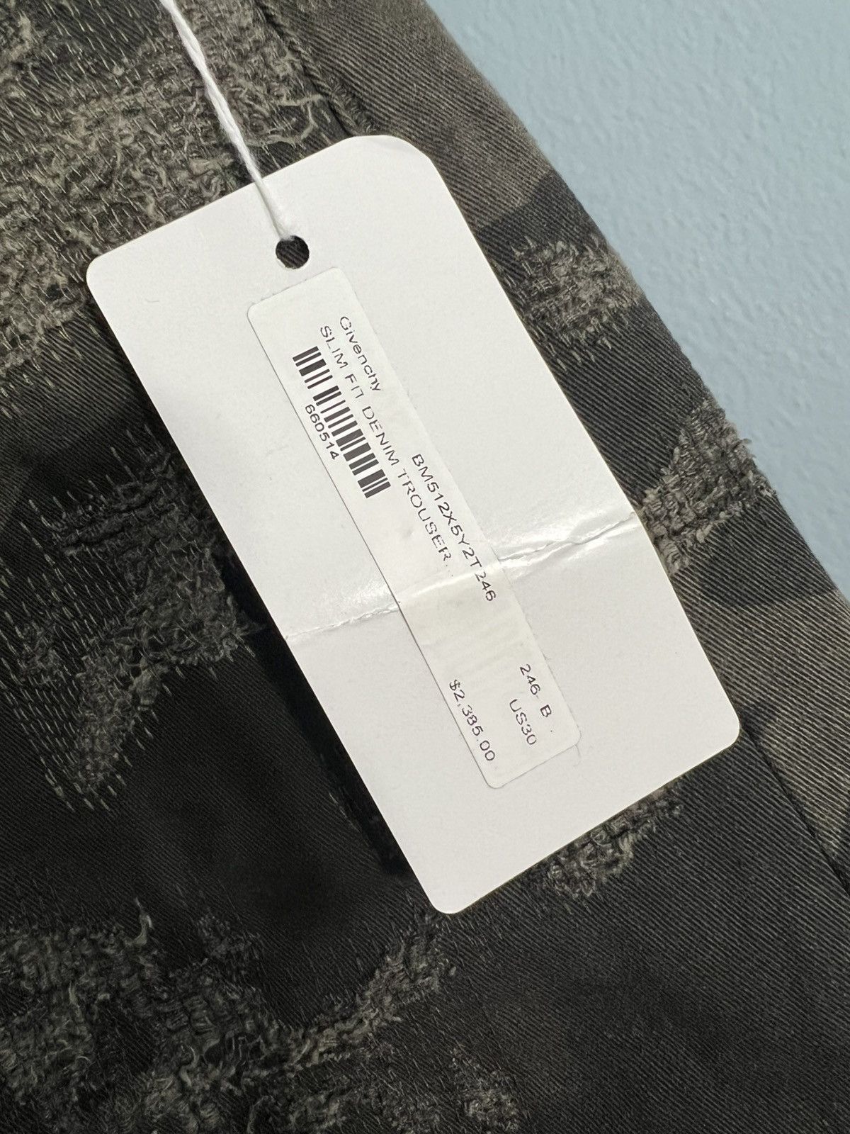 Givenchy GIVENCHY CAMO BORO DISTRESSED DENIM JEANS Size US 30 / EU 46 - 7 Thumbnail